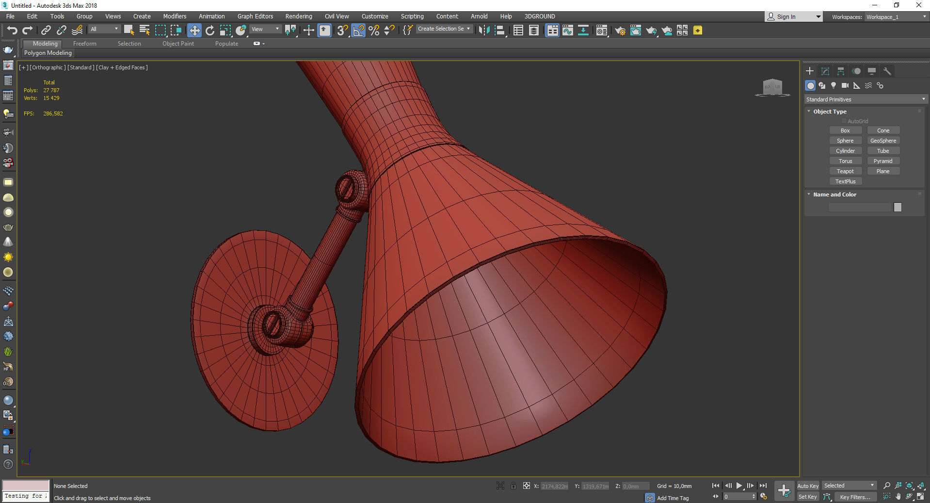 Liam Small Articulating Sconce Low-poly 3D model_4