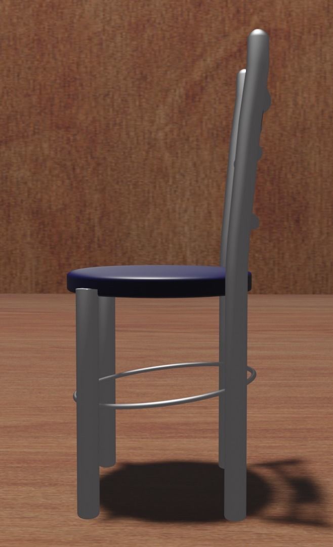 CAFE TABLE CHAIR SET Free 3D model_12