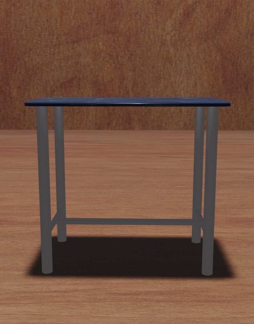 CAFE TABLE CHAIR SET Free 3D model_14