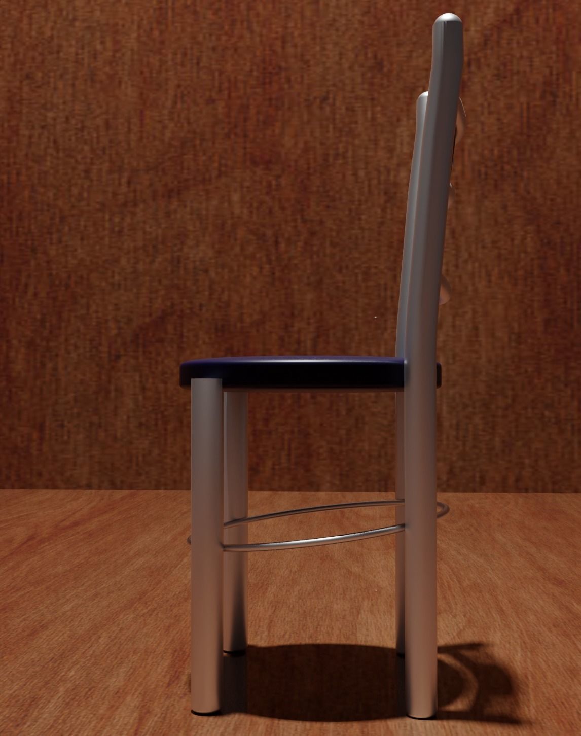 CAFE TABLE CHAIR SET Free 3D model_4