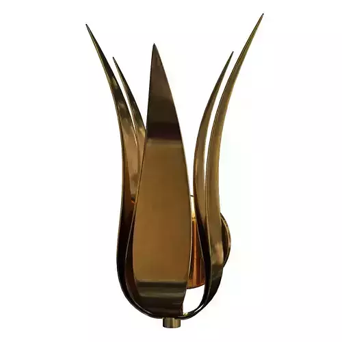 Broche 1 Light Wall Mount Low-poly 3D model