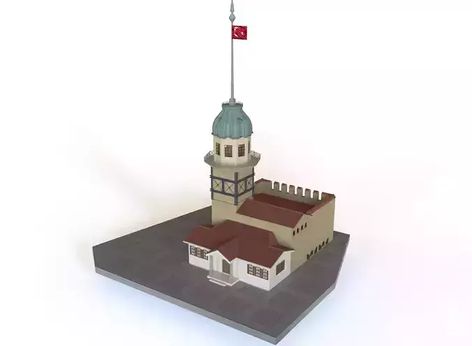 Maidens Tower 3D model