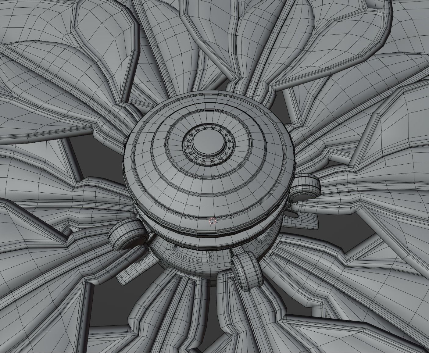 Jhin lol metal flower trap 3D-Model 3D model_10