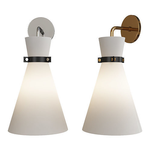 Julia Sconce Low-poly 3D model