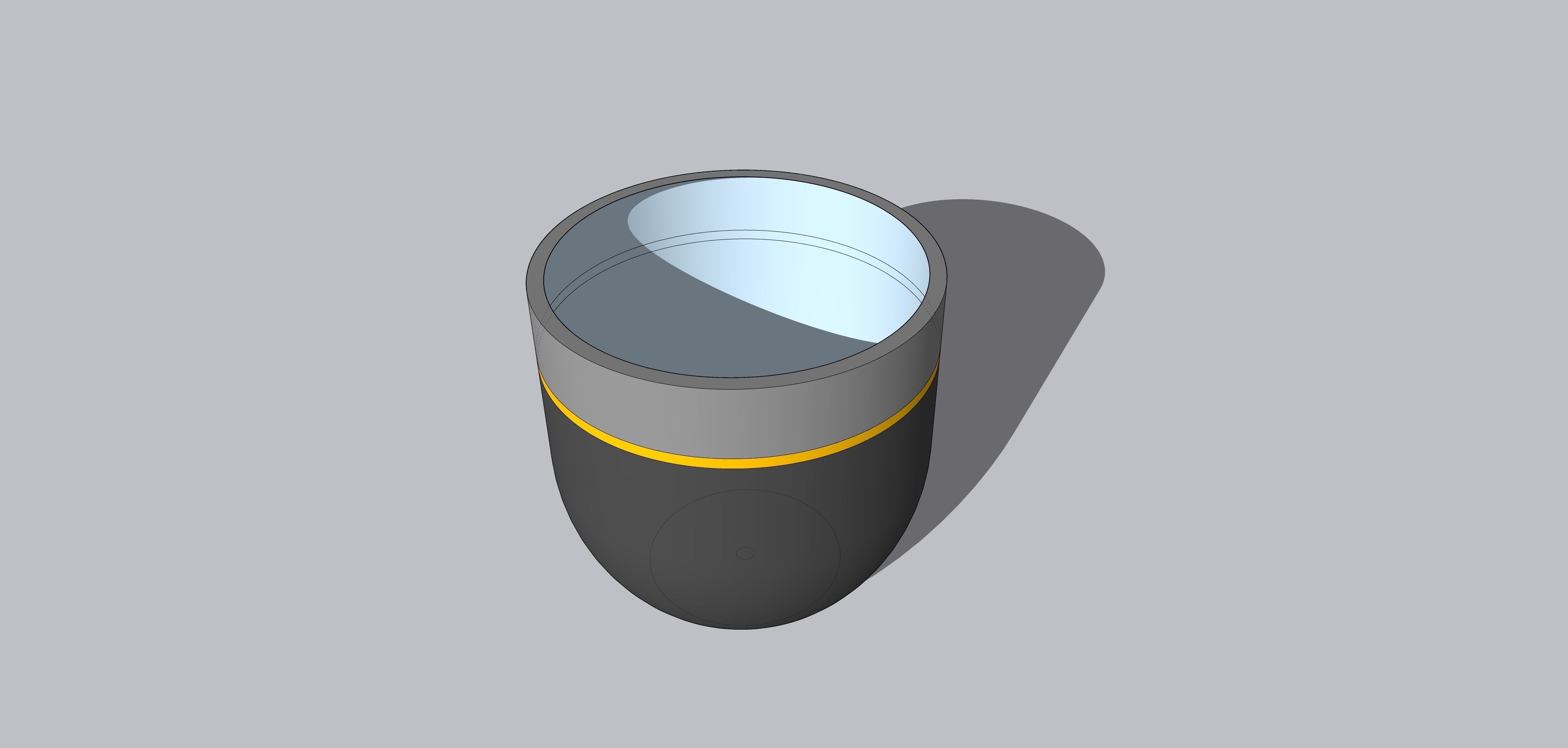 Concrete Flower Pot 3D model 3D print model_3