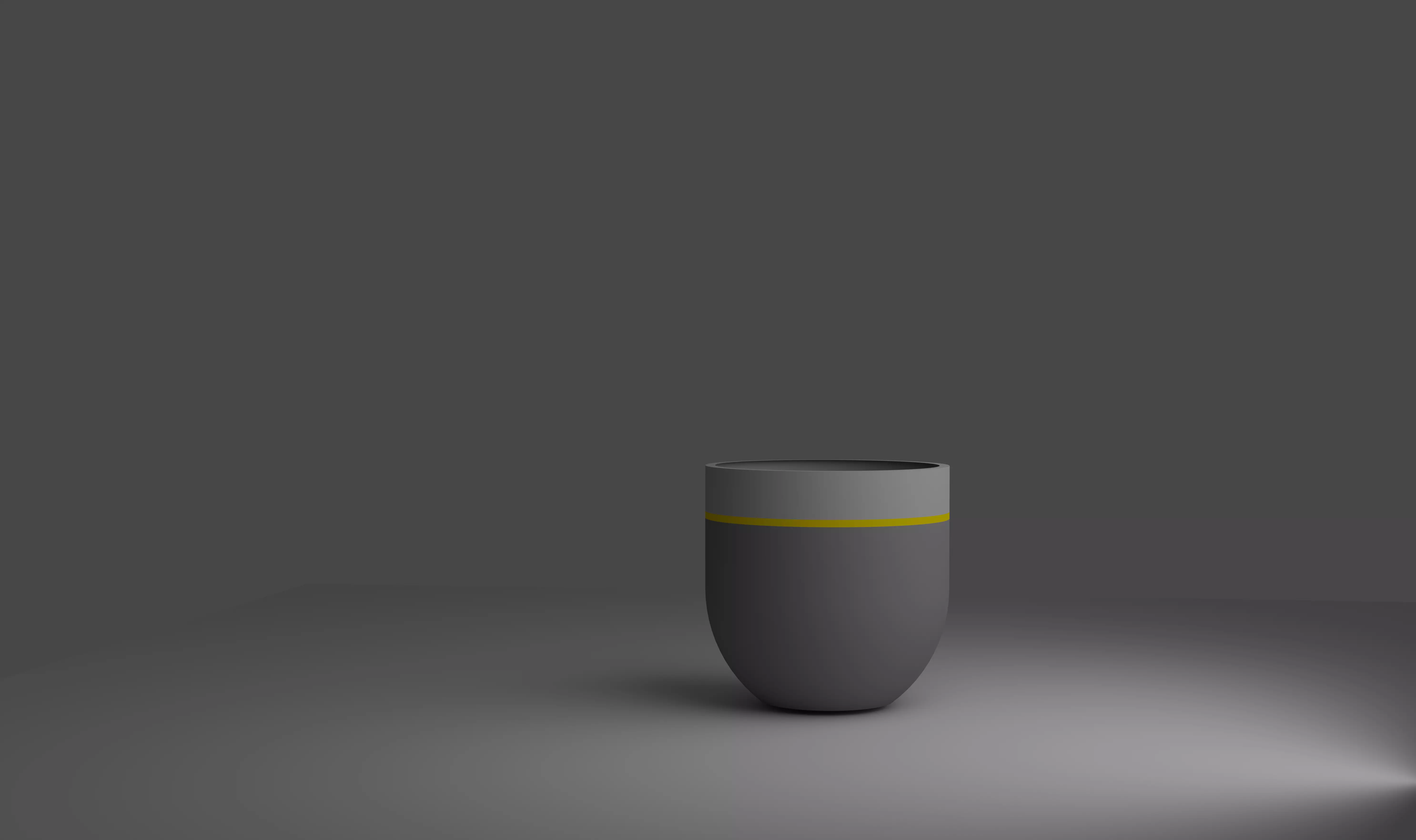 Concrete Flower Pot 3D model 3D print model_0