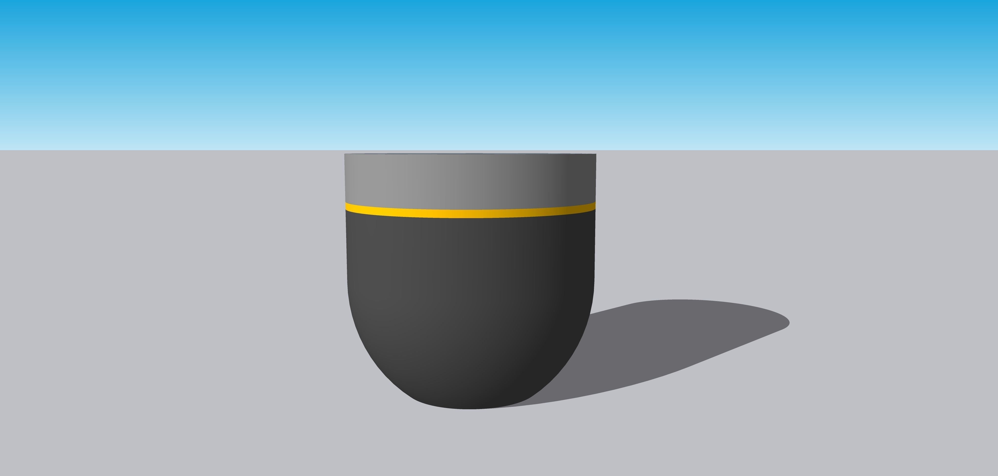 Concrete Flower Pot 3D model 3D print model_1