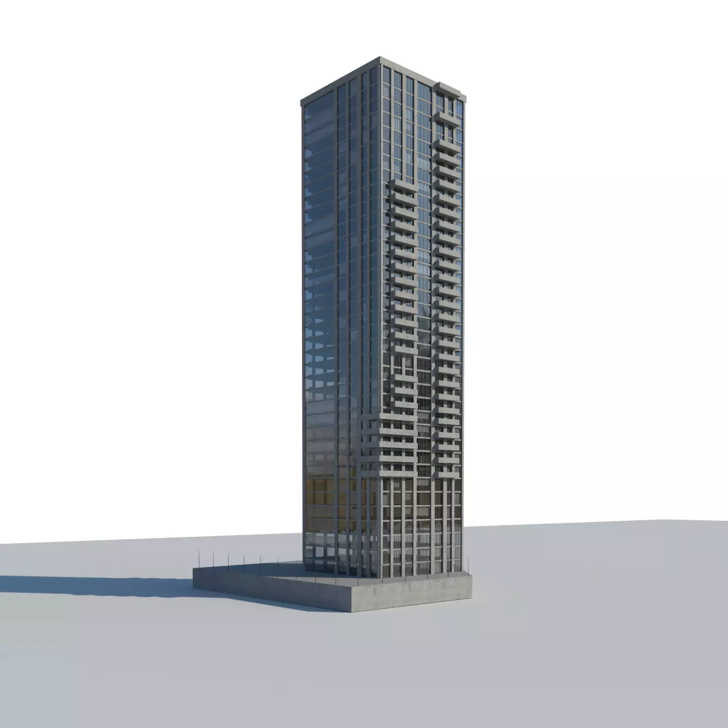 Modern office building 3D model | CGTrader