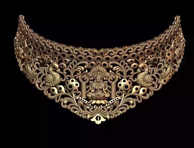 Indian God Necklace Set 14 3D print model