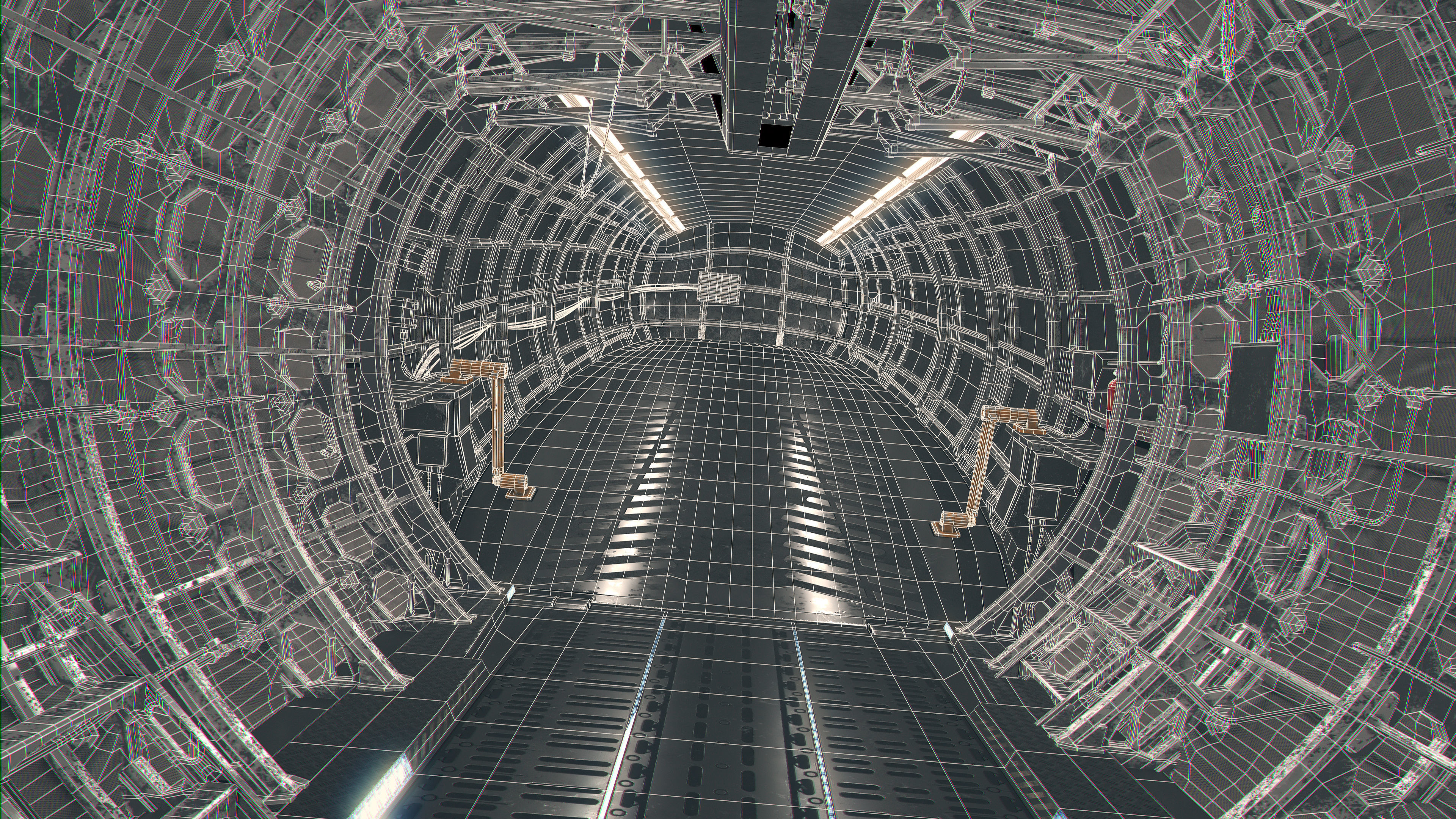 Aircraft Interior PBR Low-poly 3D model_29