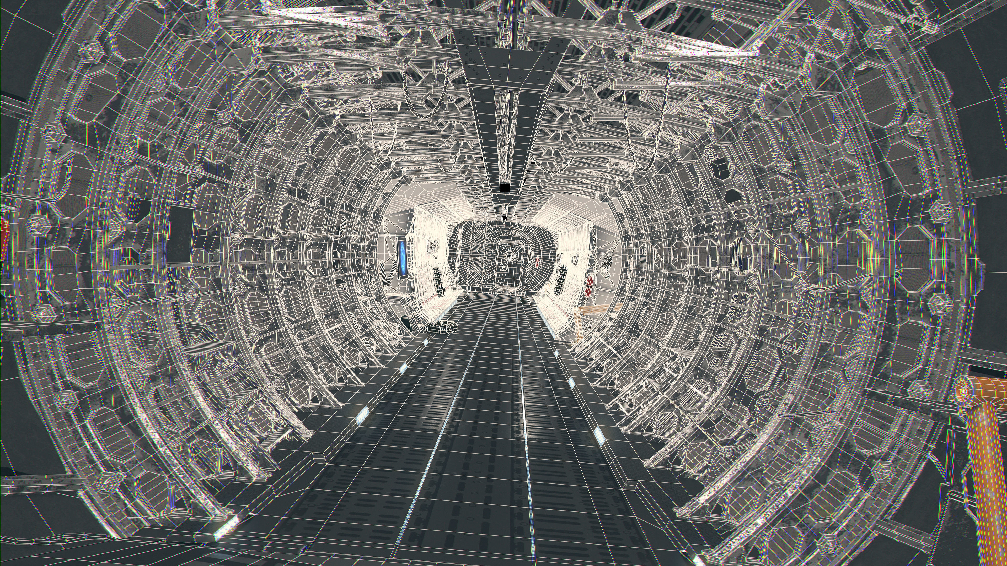 Aircraft Interior PBR Low-poly 3D model_19