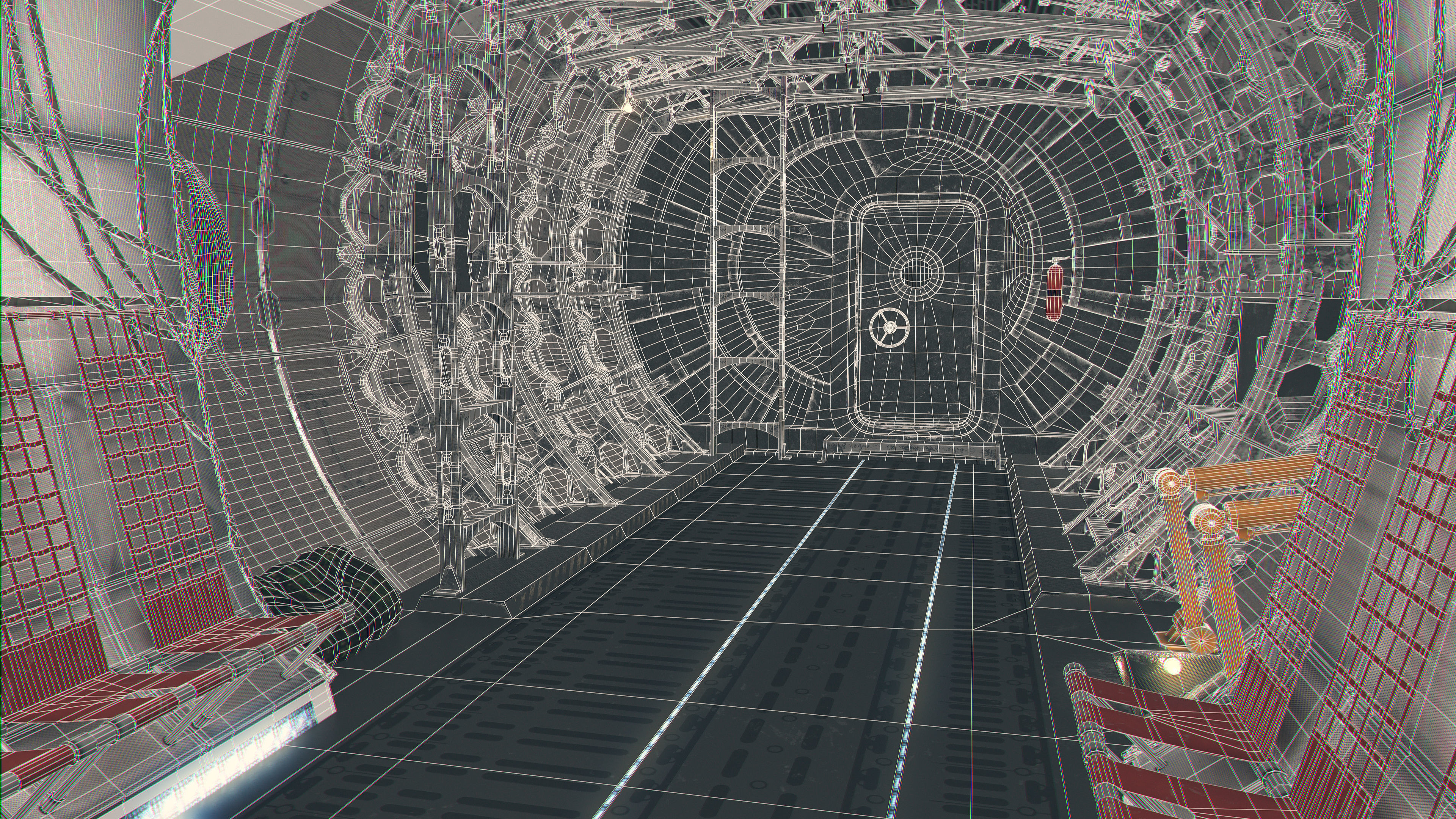 Aircraft Interior PBR Low-poly 3D model_22