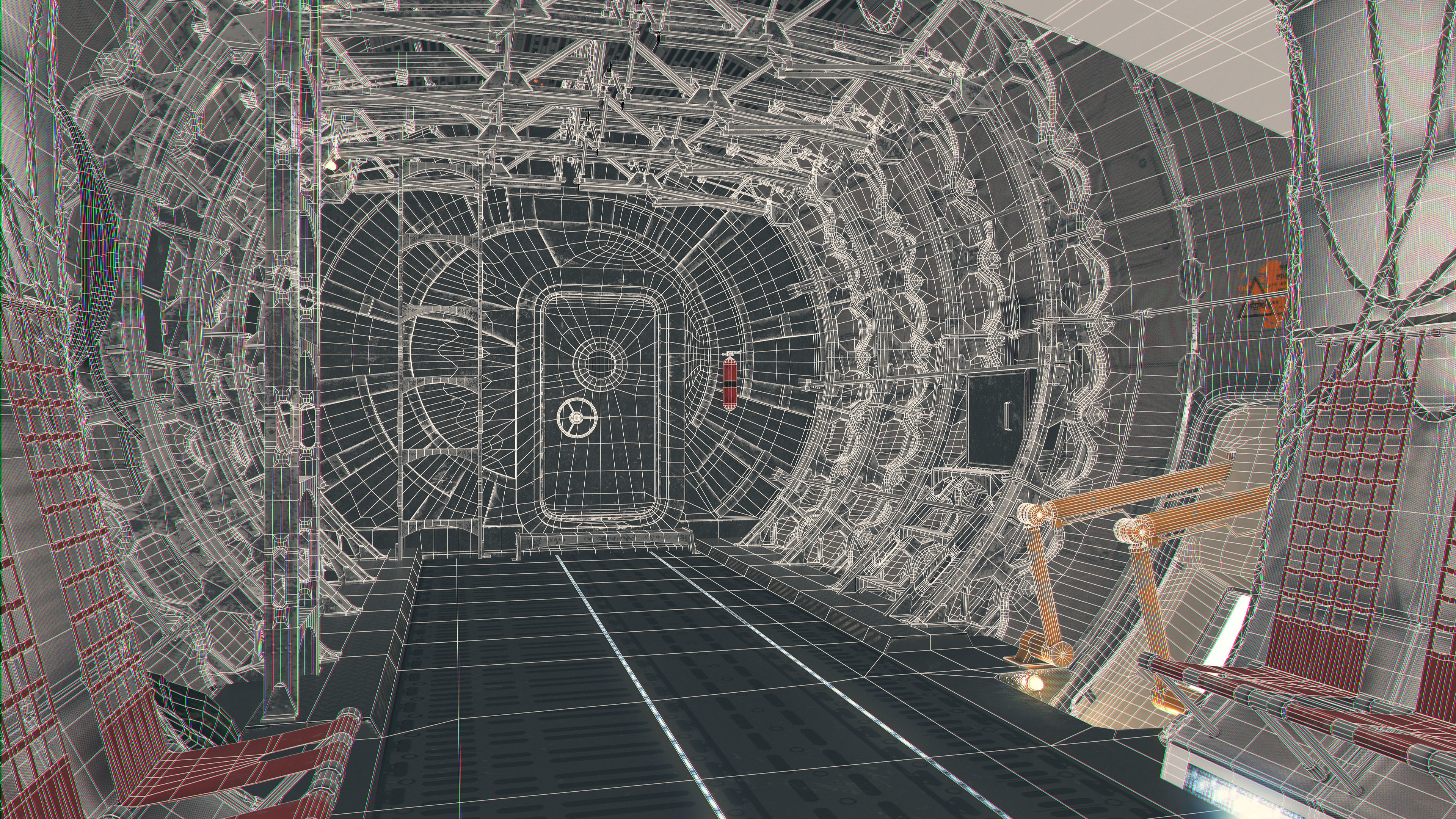 Aircraft Interior PBR Low-poly 3D model_23