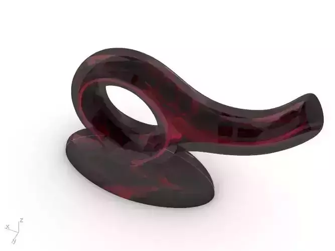 contemporary flower vase stl verified 