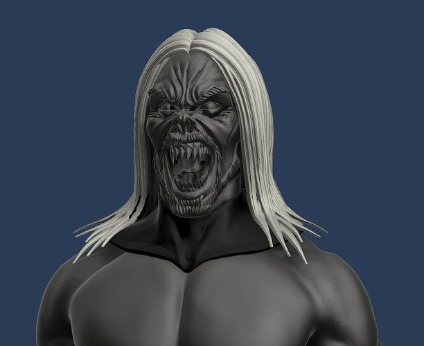 Head Sculpt inspired by Morbius  3D print model