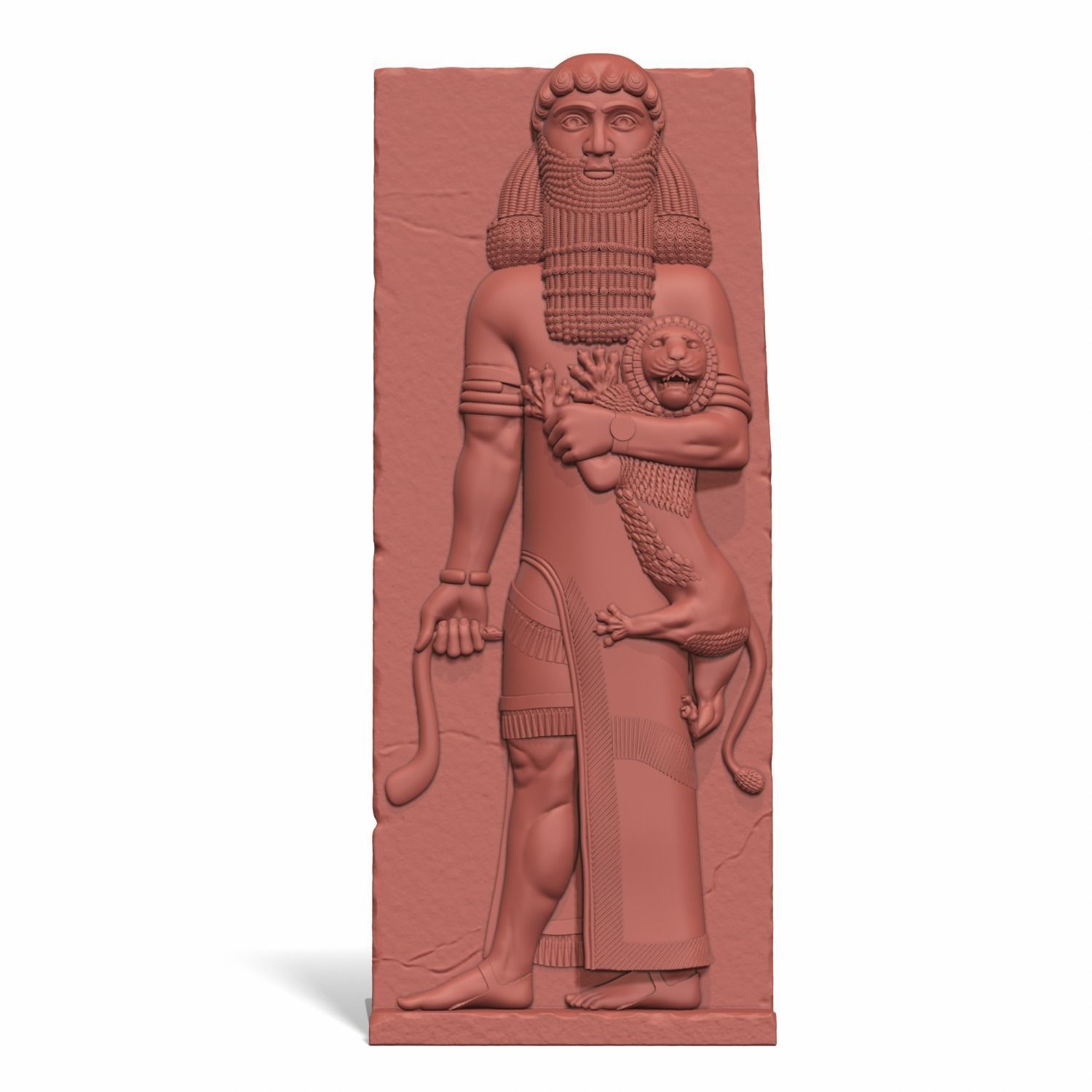 Statue of Gilgamesh 3D print model_9