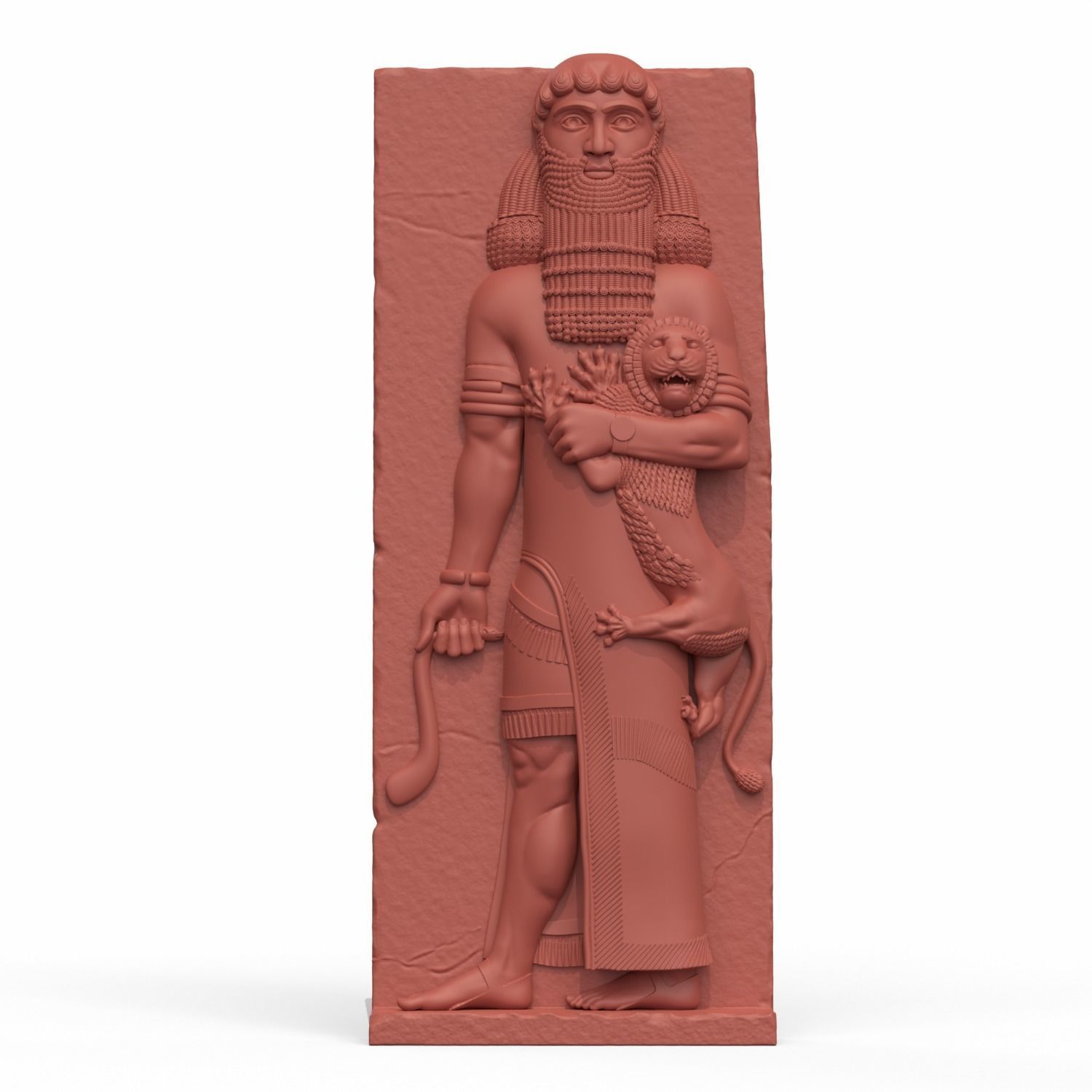 Statue of Gilgamesh 3D print model_8
