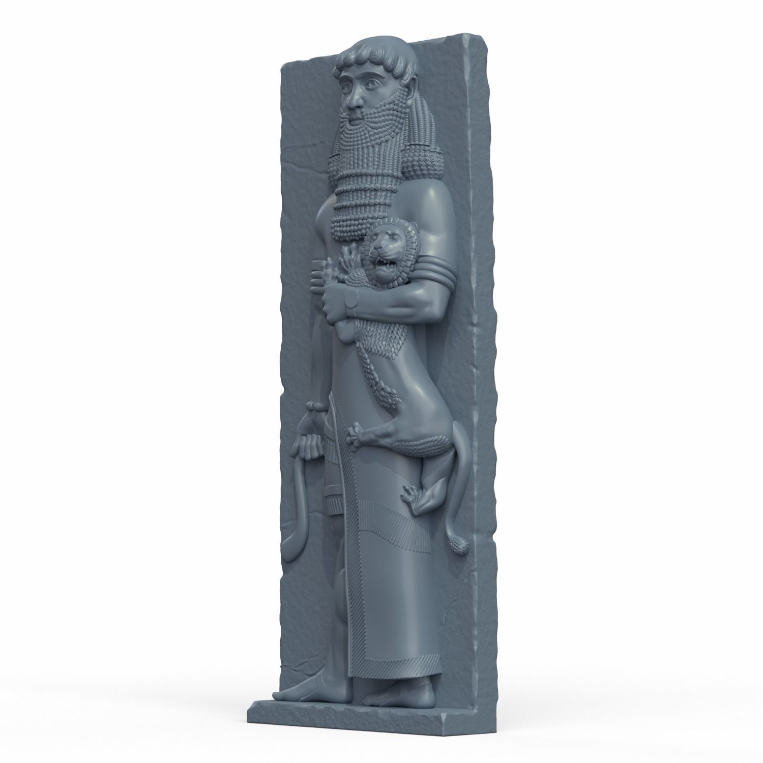 Statue of Gilgamesh 3D print model_7