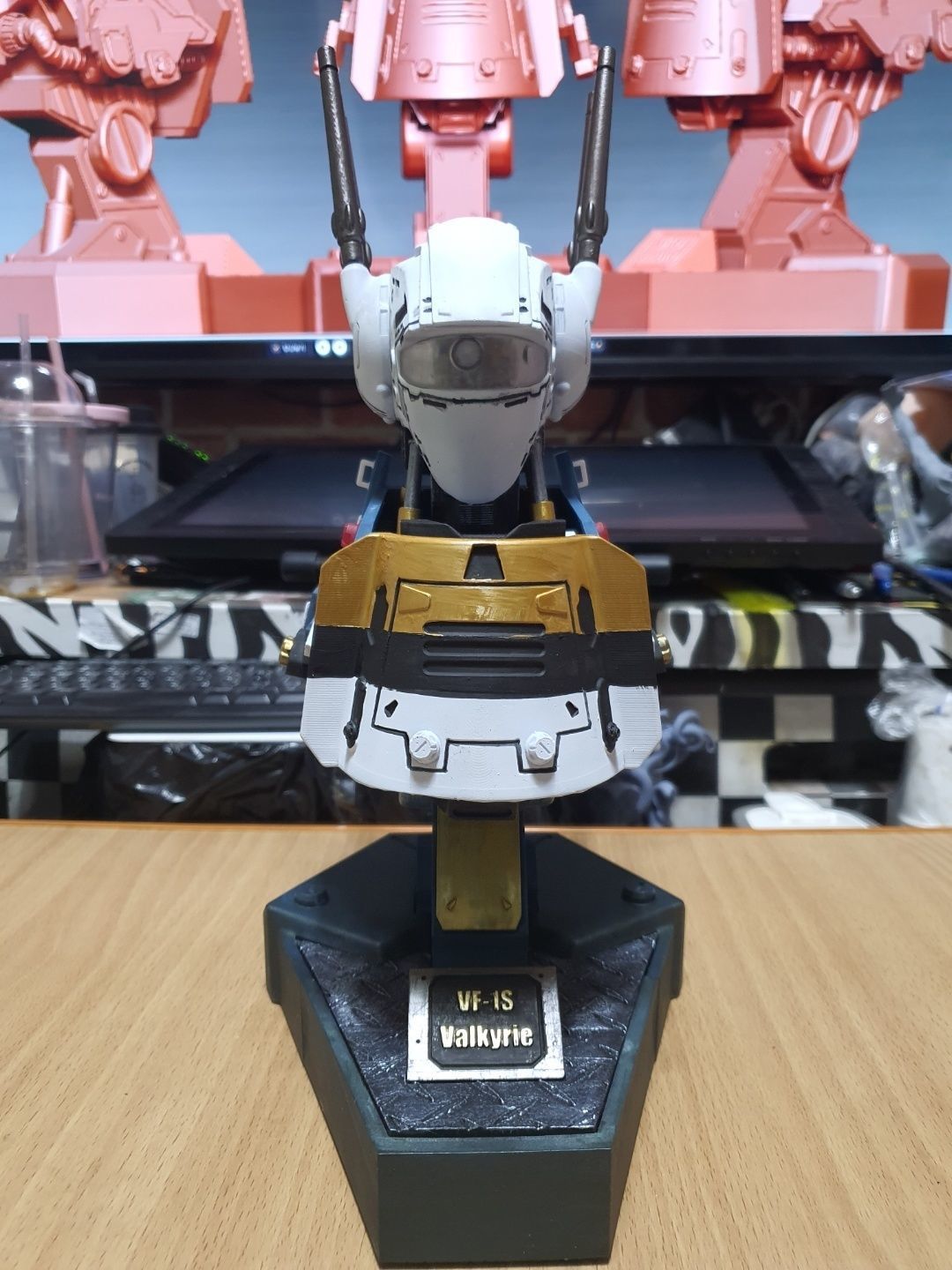 MACROSS VF-1 bust Series 3D print model_2