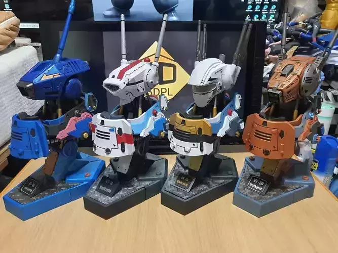 MACROSS VF-1 bust Series 3D print model