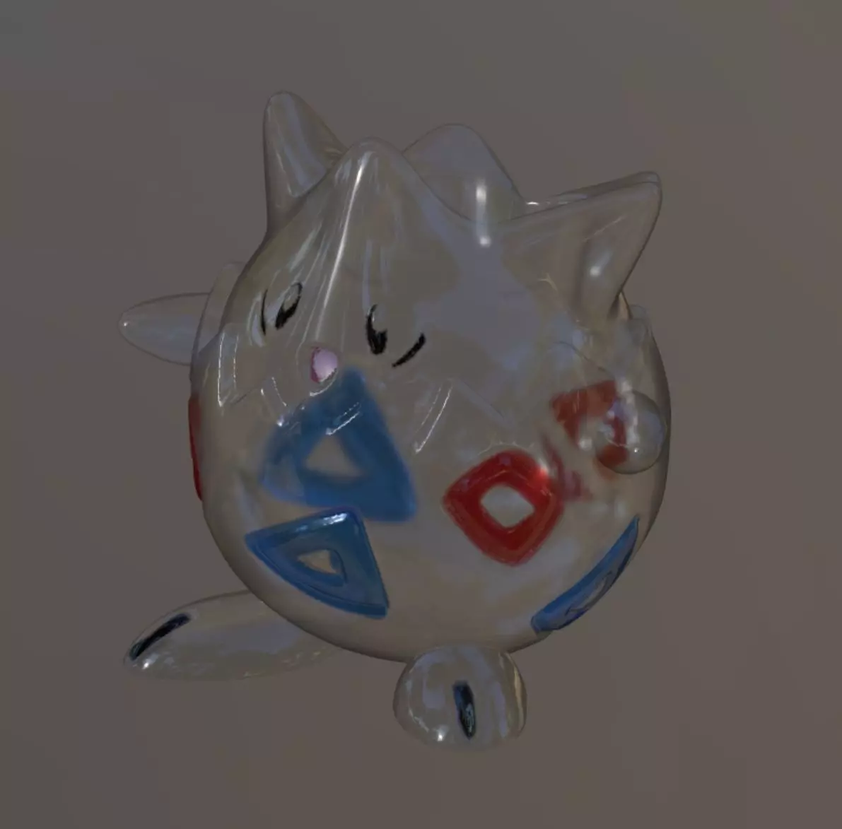Togepi pencil holder 3D print model