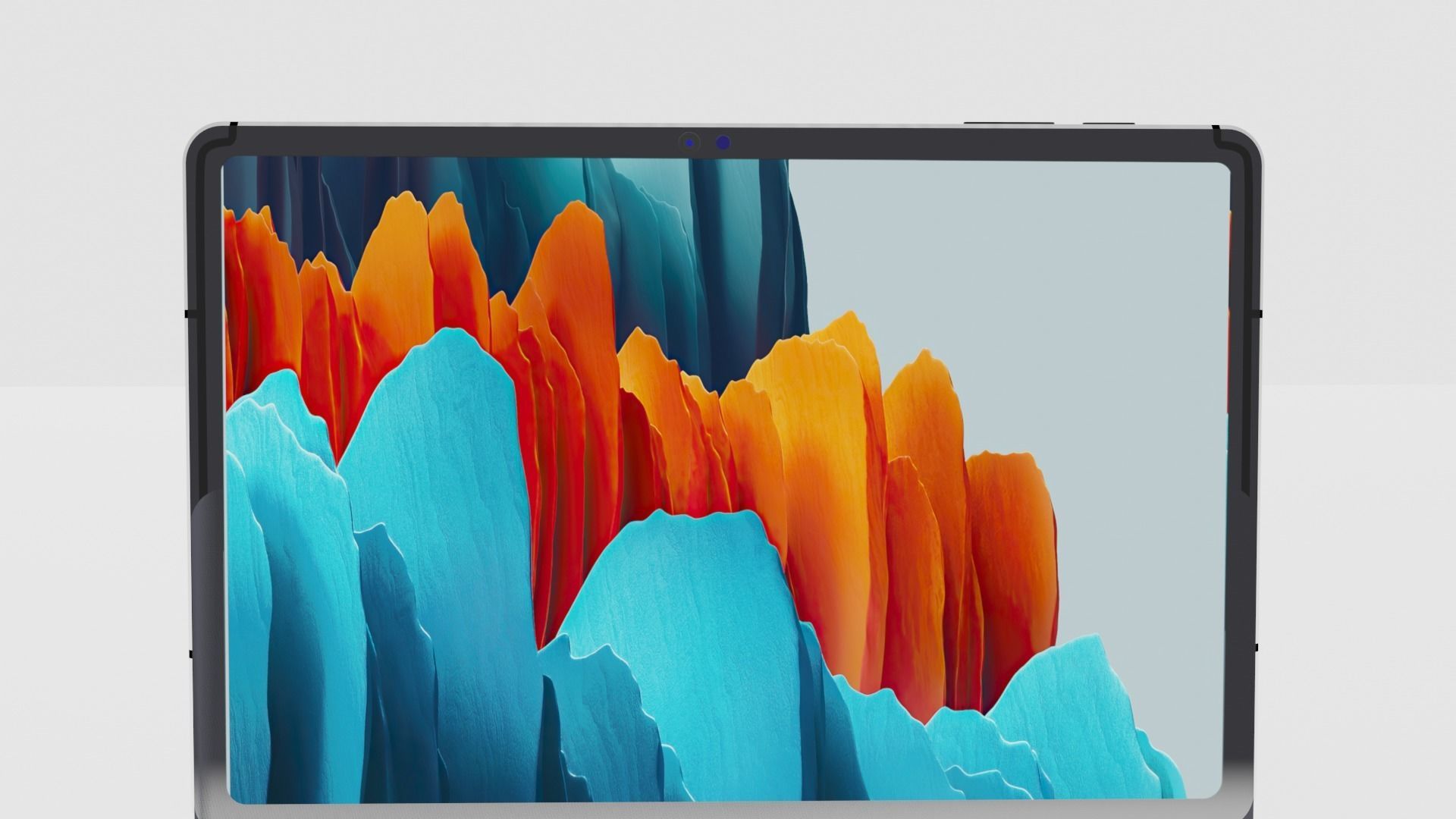 SAMSUNG GALAXY TAB S7 Low-poly 3D model_7