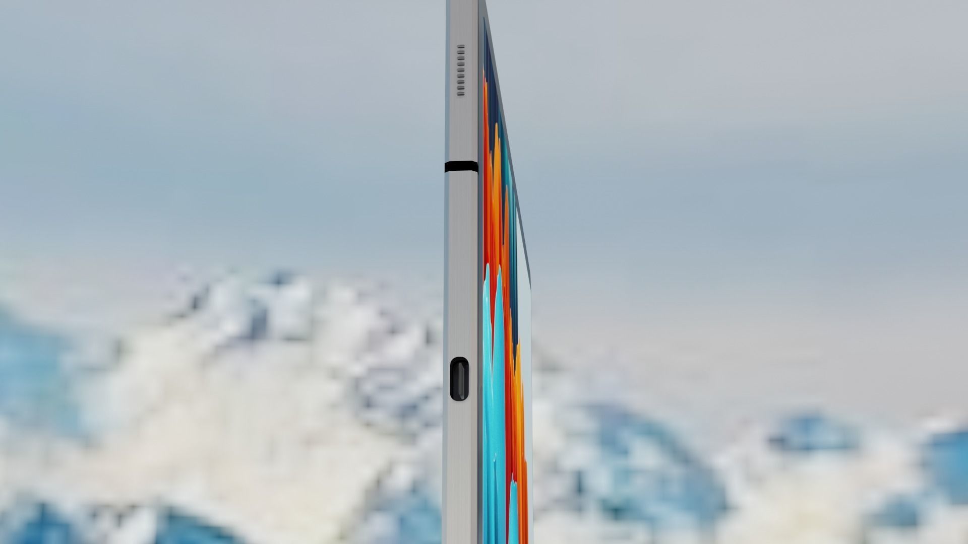 SAMSUNG GALAXY TAB S7 Low-poly 3D model_1