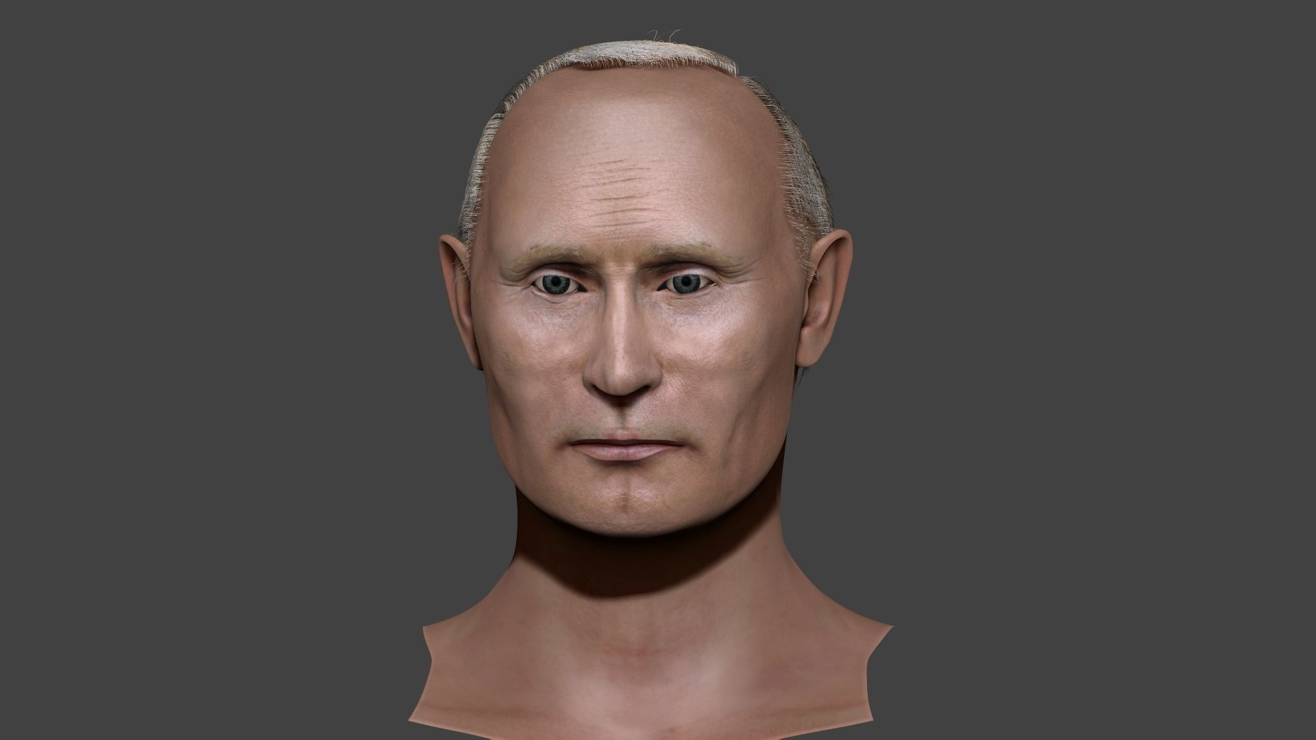 Vladimir Putin zbrush 3D Character design 3D model 3D model_2