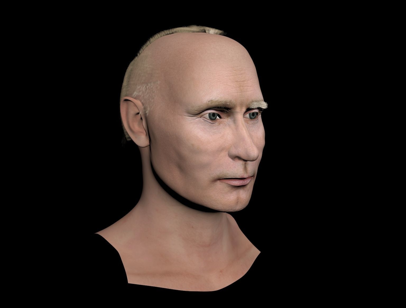 Vladimir Putin zbrush 3D Character design 3D model 3D model_4
