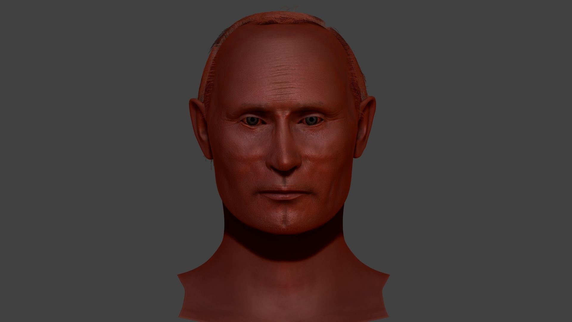 Vladimir Putin zbrush 3D Character design 3D model 3D model_8