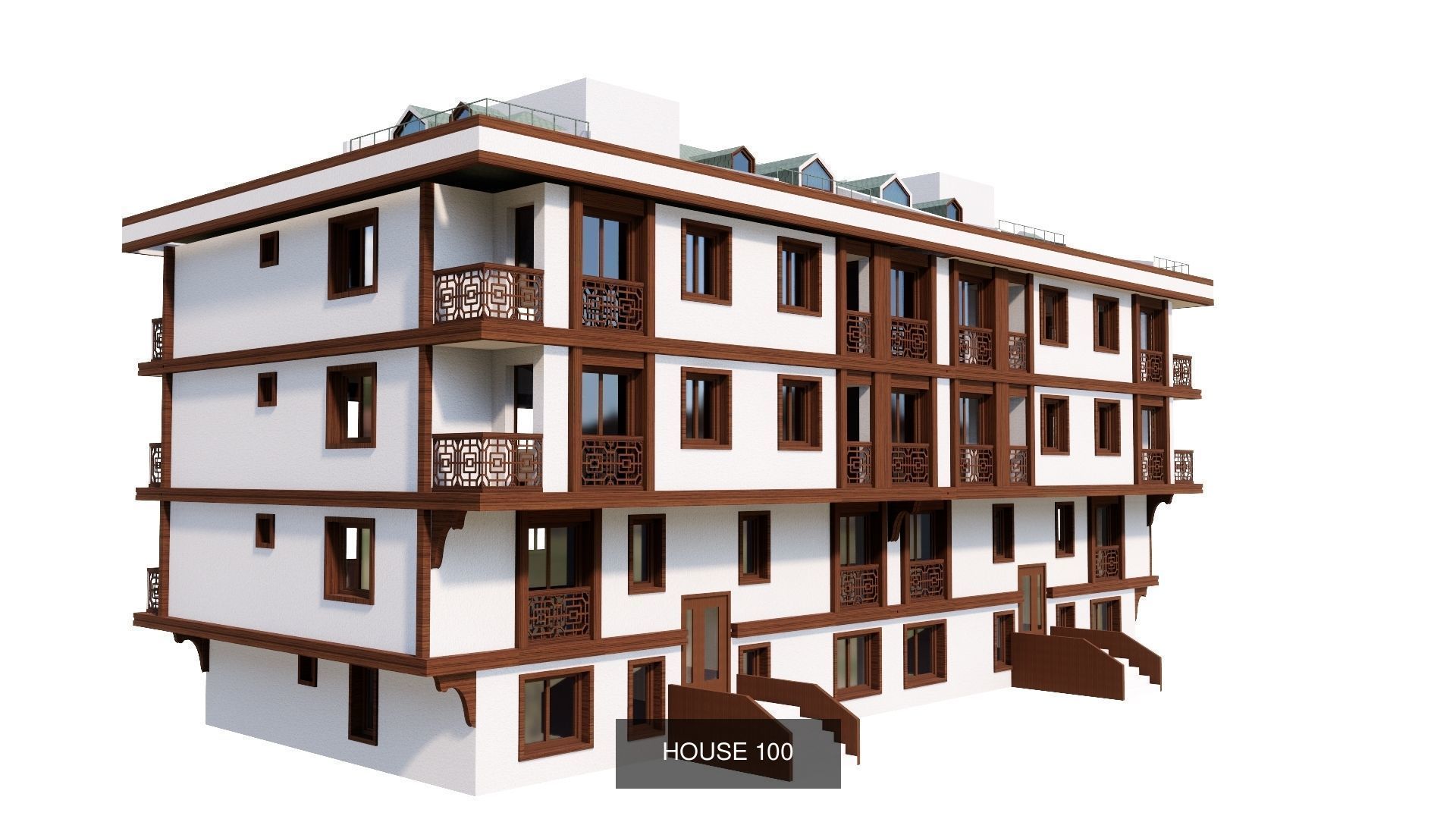 ISTANBUL HOUSES- 149 HOUSES 3D Model Collection_150