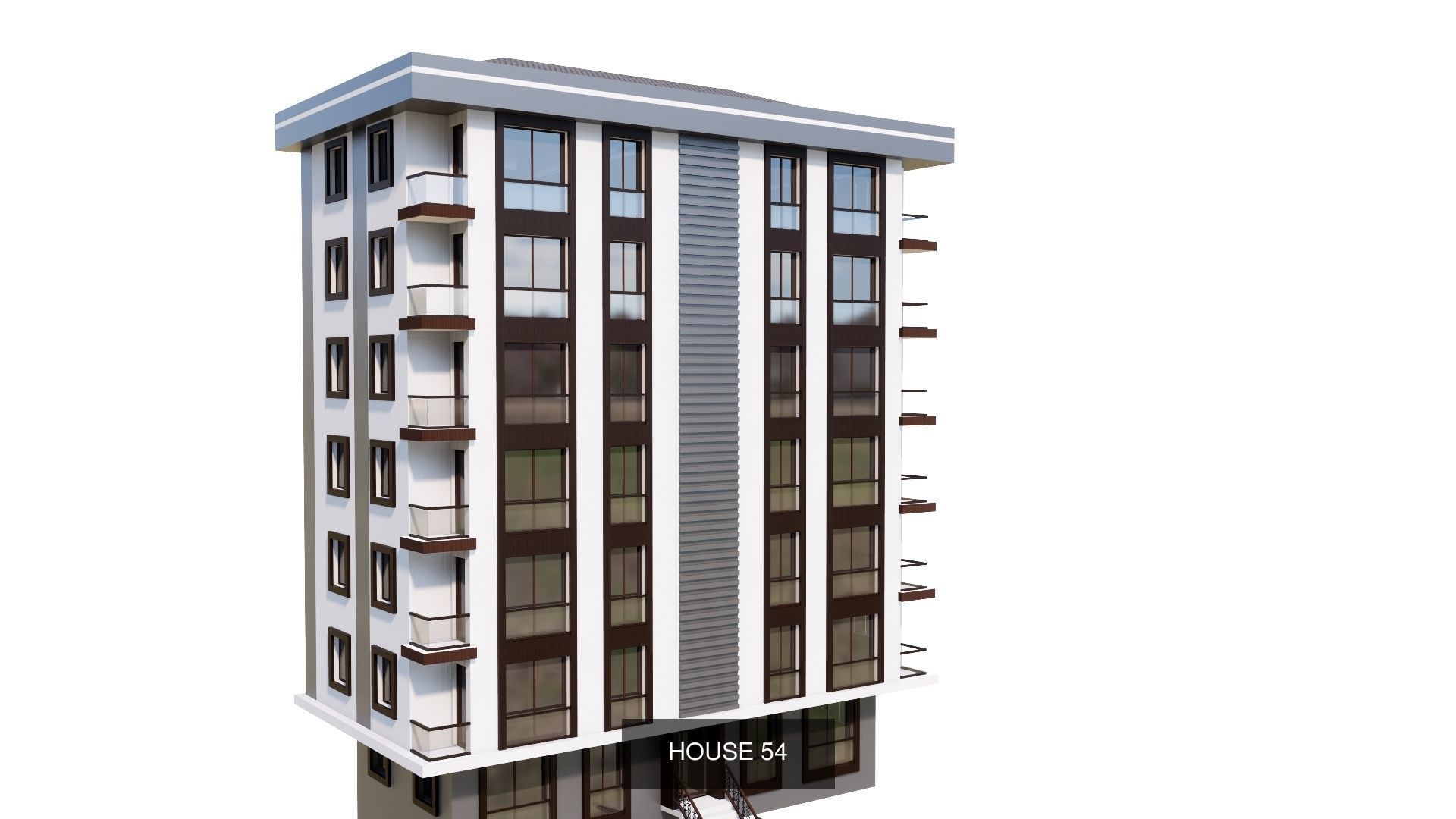 ISTANBUL HOUSES- 149 HOUSES 3D Model Collection_105