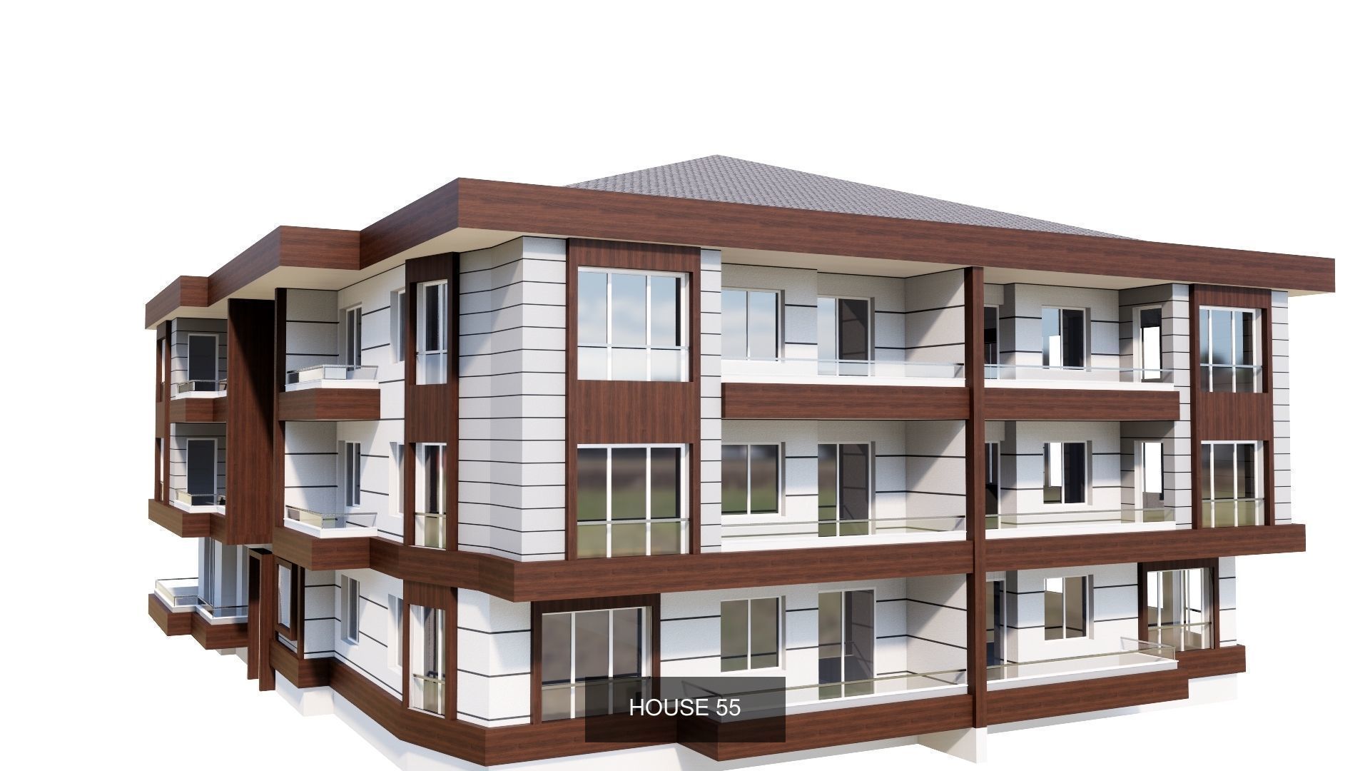 ISTANBUL HOUSES- 149 HOUSES 3D Model Collection_106