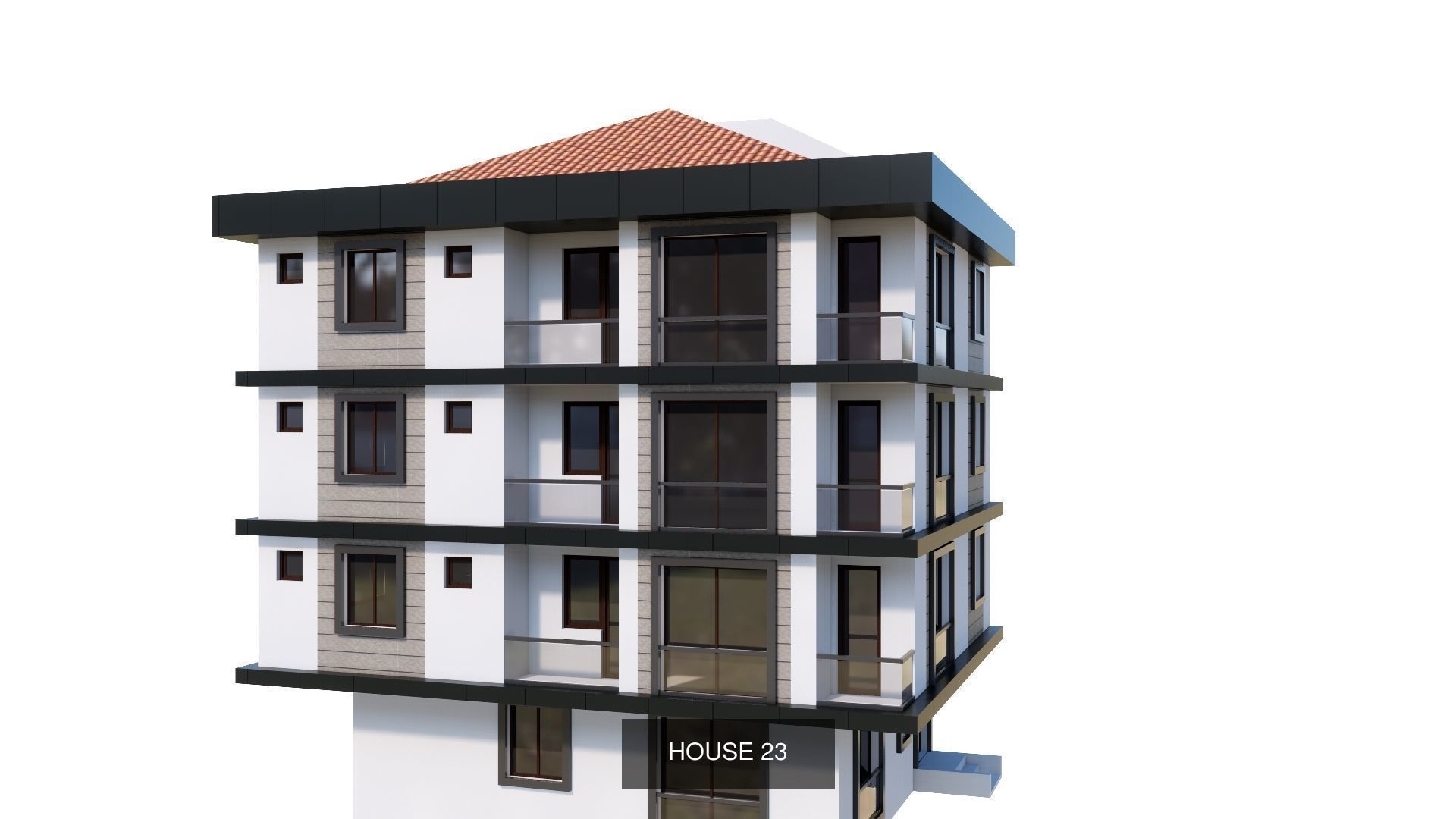 ISTANBUL HOUSES- 149 HOUSES 3D Model Collection_74