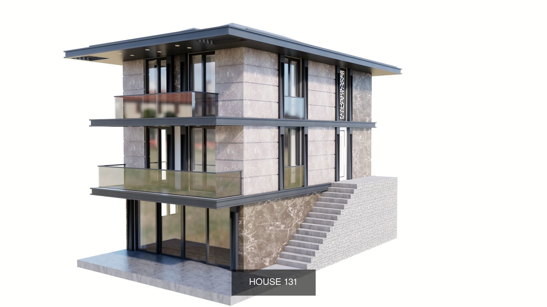 ISTANBUL HOUSES- 149 HOUSES 3D Model Collection_176