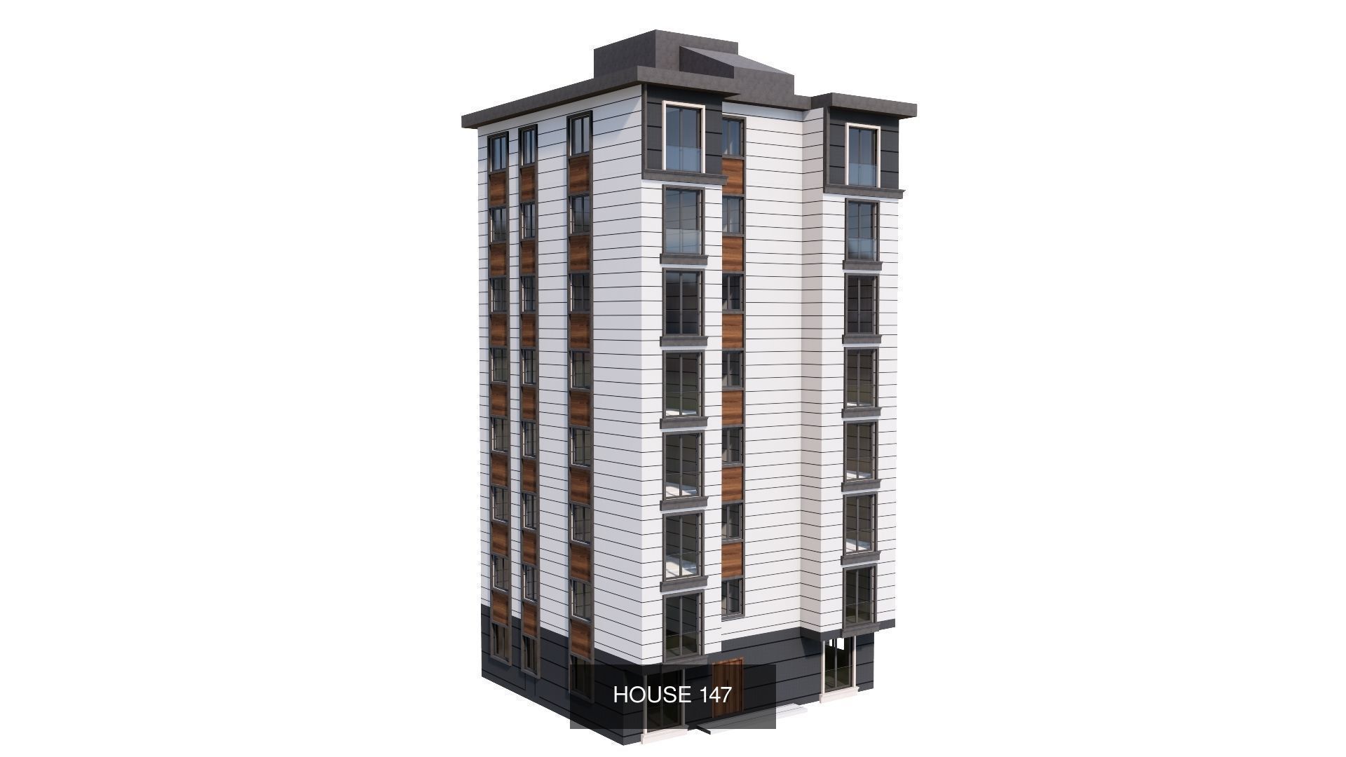 ISTANBUL HOUSES- 149 HOUSES 3D Model Collection_188
