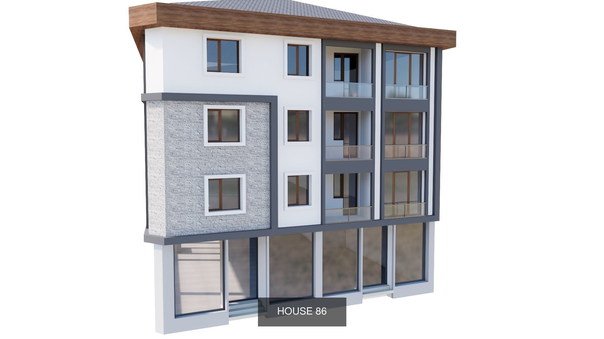 ISTANBUL HOUSES- 149 HOUSES 3D Model Collection_137