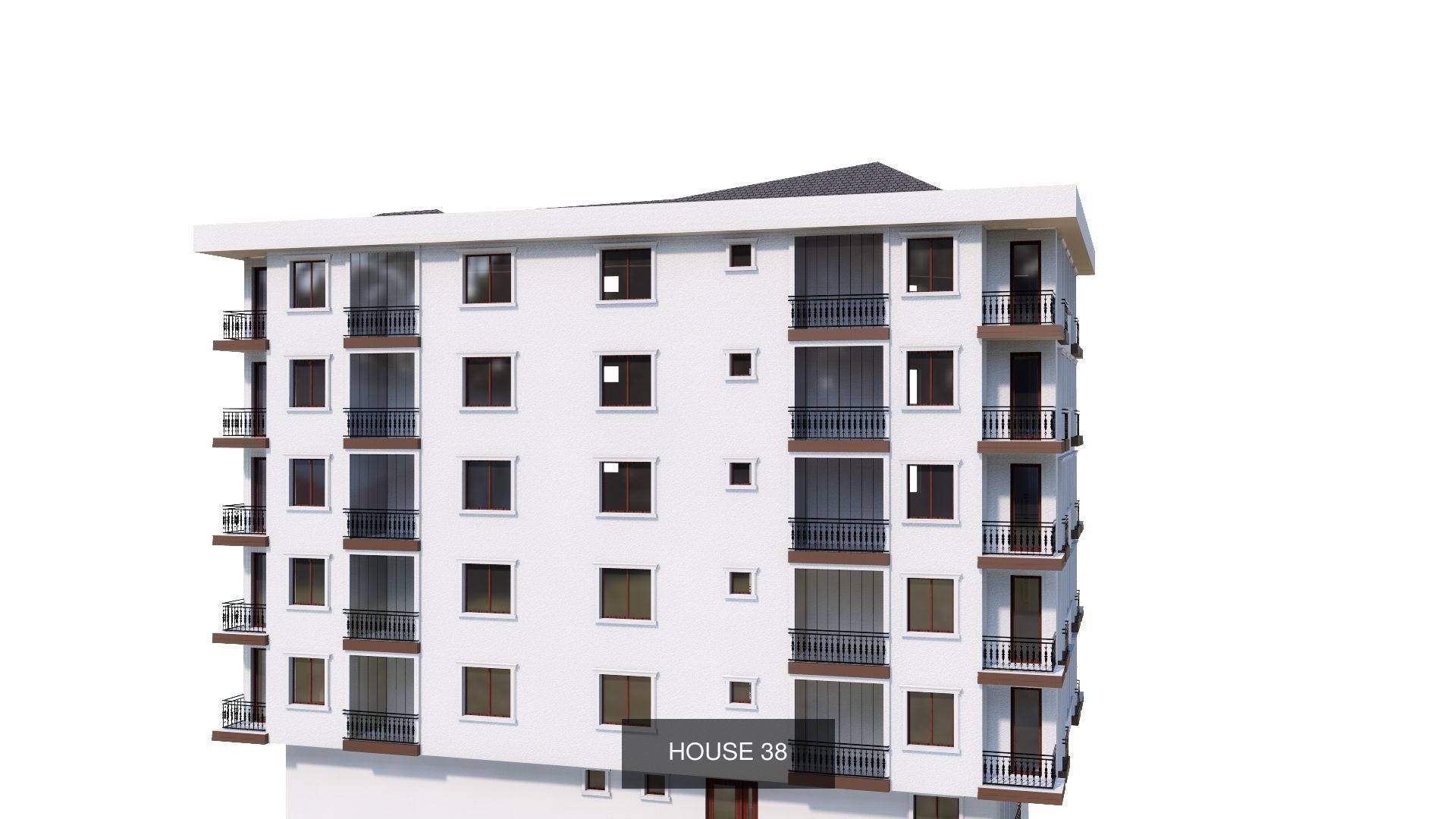 ISTANBUL HOUSES- 149 HOUSES 3D Model Collection_89