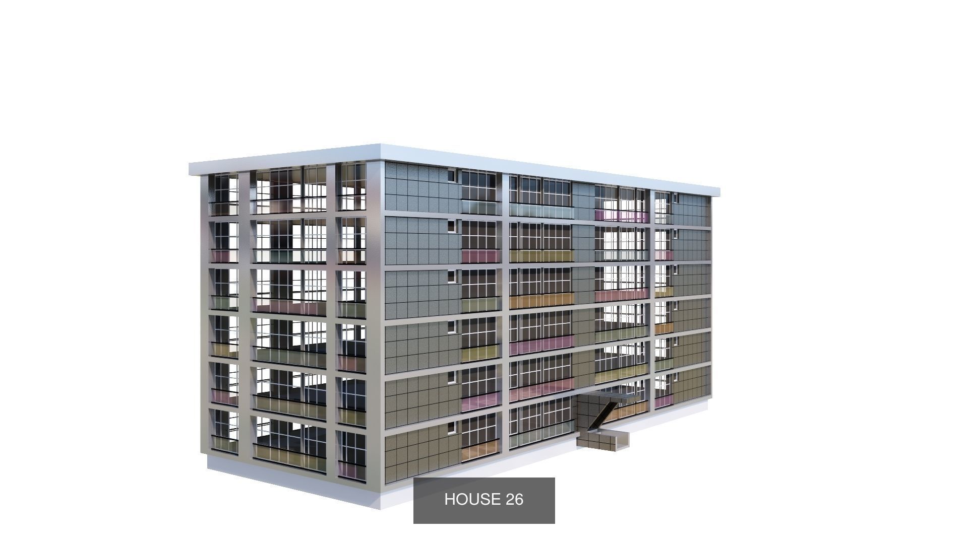 ISTANBUL HOUSES- 149 HOUSES 3D Model Collection_77