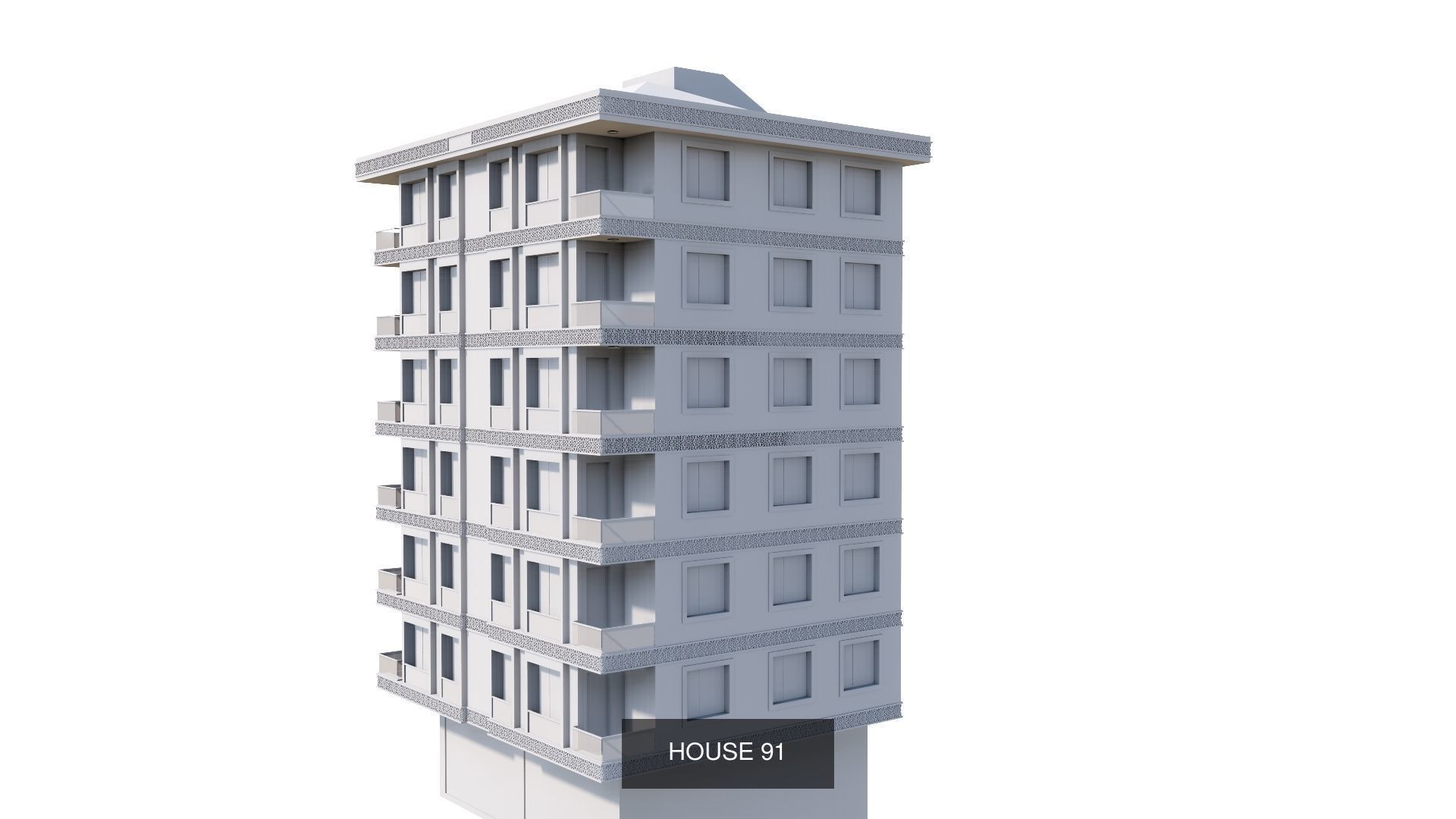 ISTANBUL HOUSES- 149 HOUSES 3D Model Collection_142