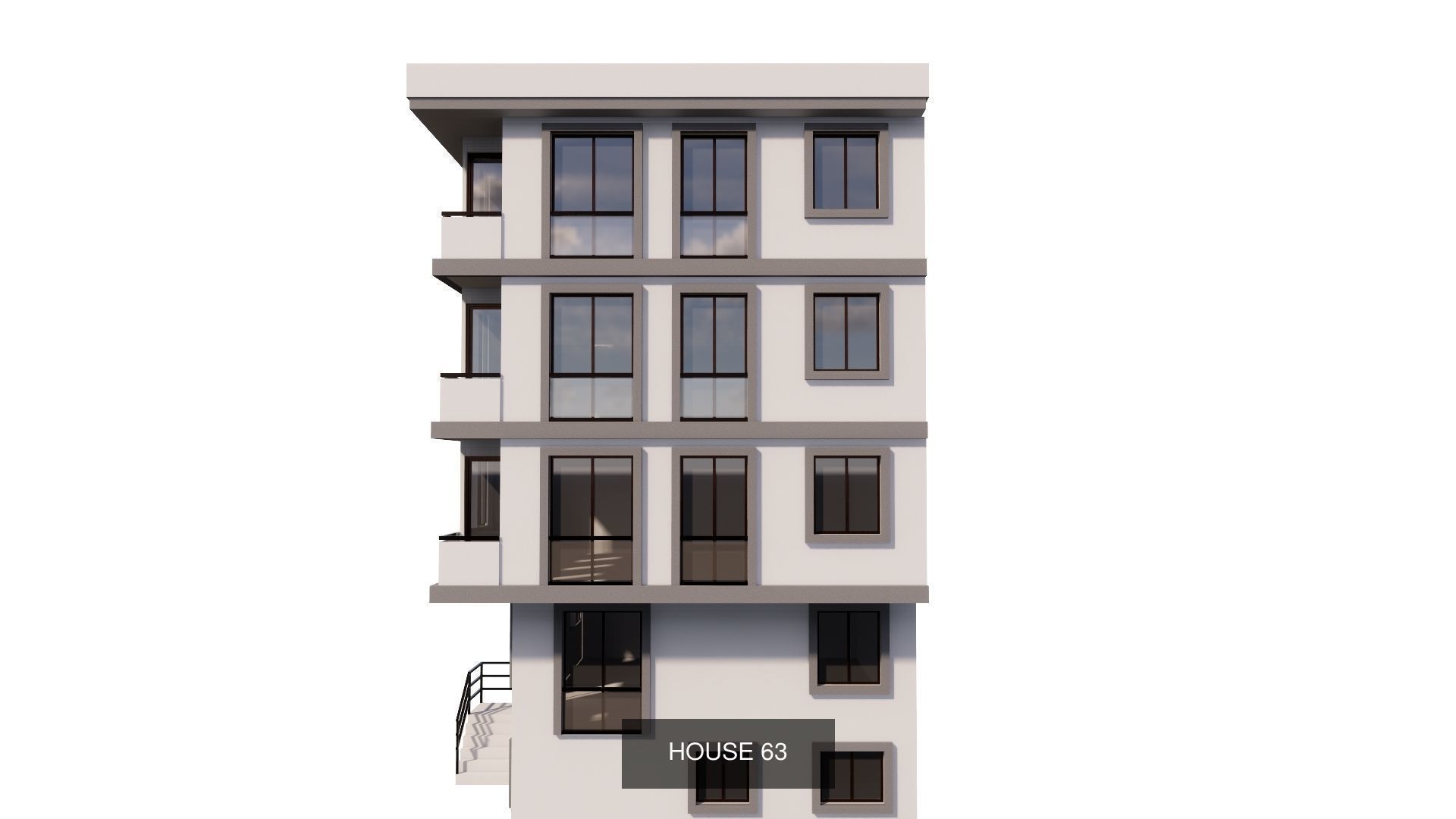 ISTANBUL HOUSES- 149 HOUSES 3D Model Collection_114
