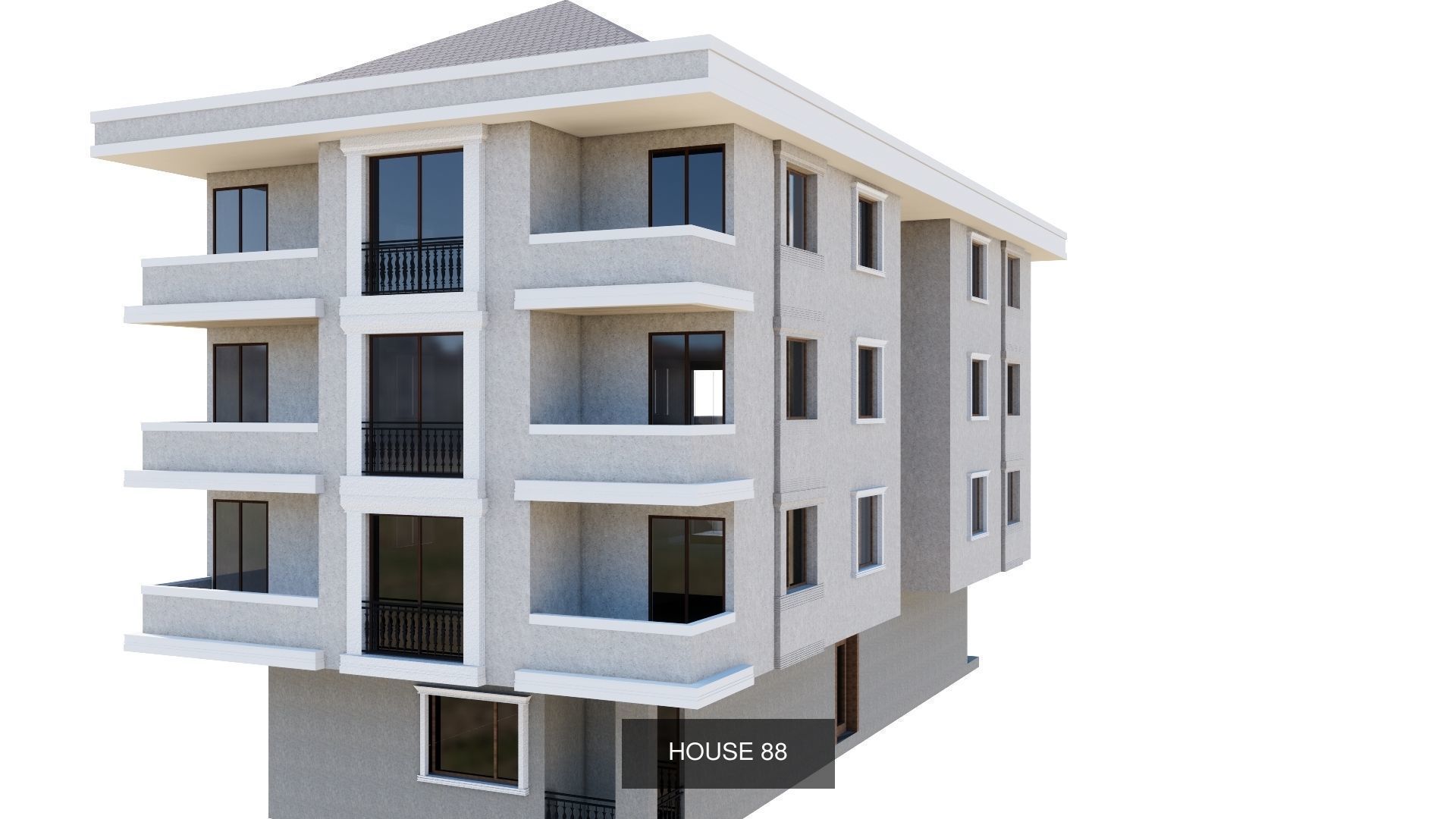 ISTANBUL HOUSES- 149 HOUSES 3D Model Collection_139