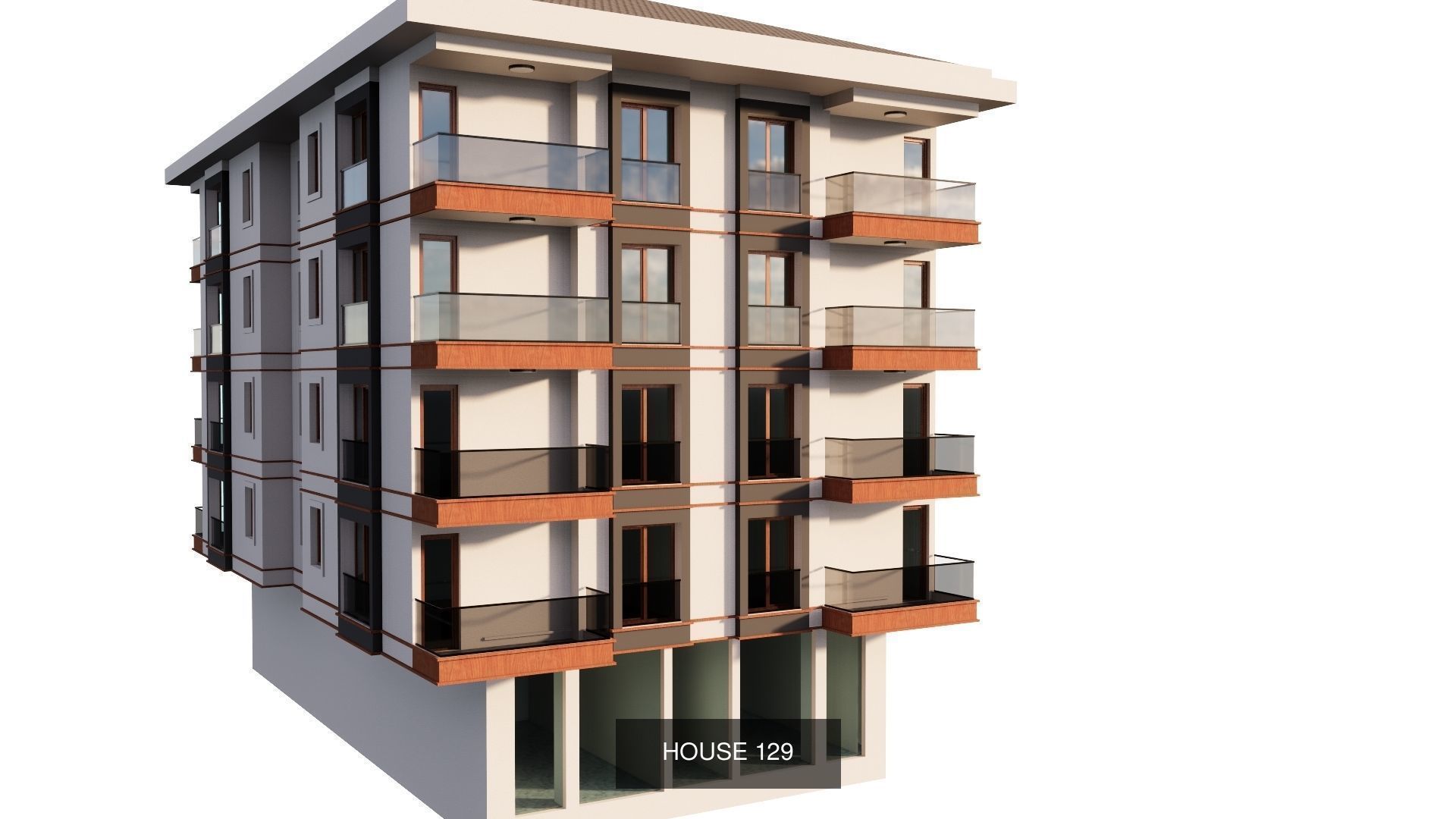 ISTANBUL HOUSES- 149 HOUSES 3D Model Collection_174