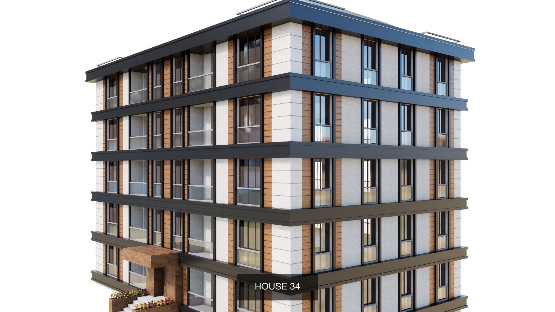 ISTANBUL HOUSES- 149 HOUSES 3D Model Collection_85
