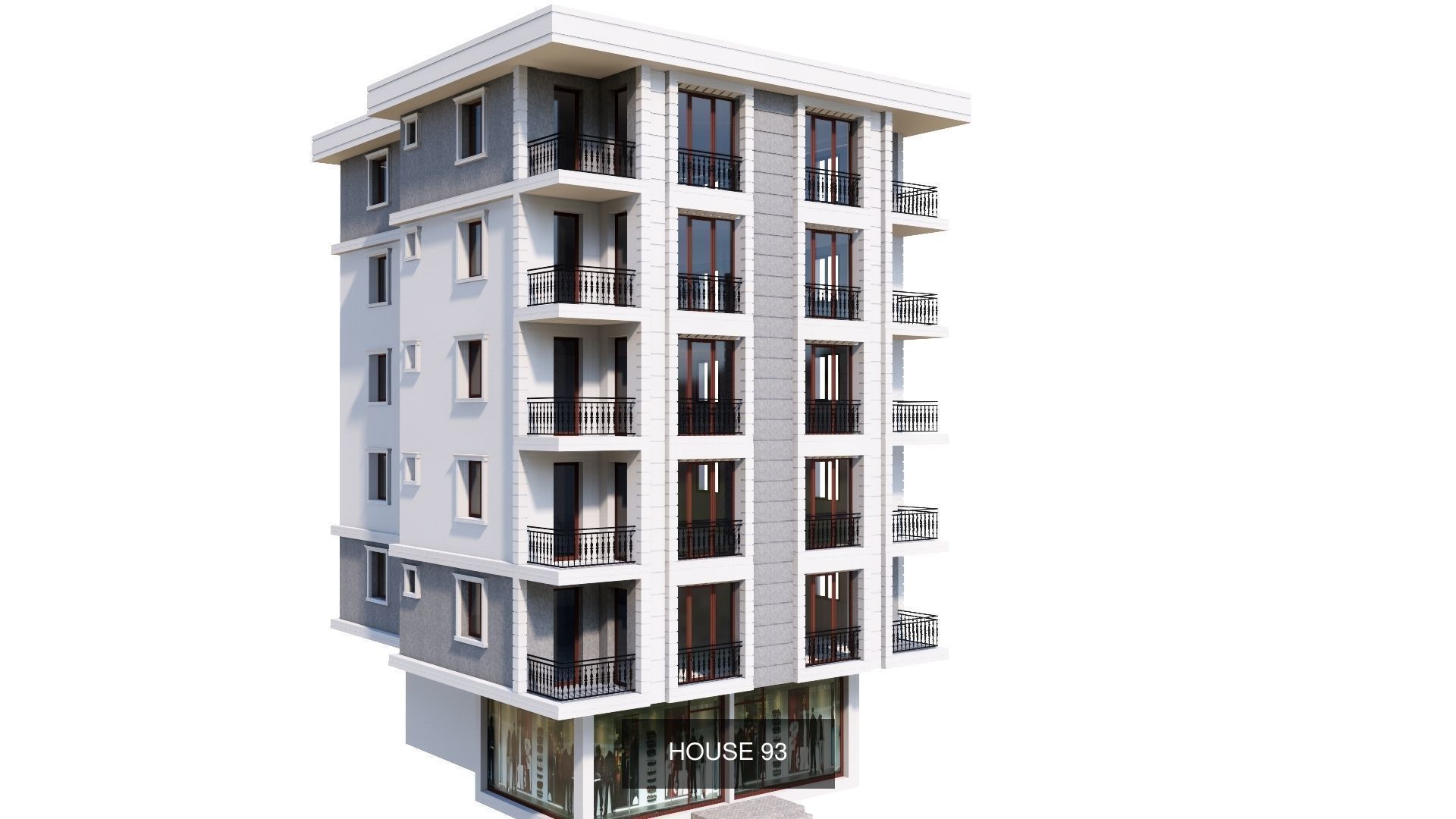 ISTANBUL HOUSES- 149 HOUSES 3D Model Collection_144