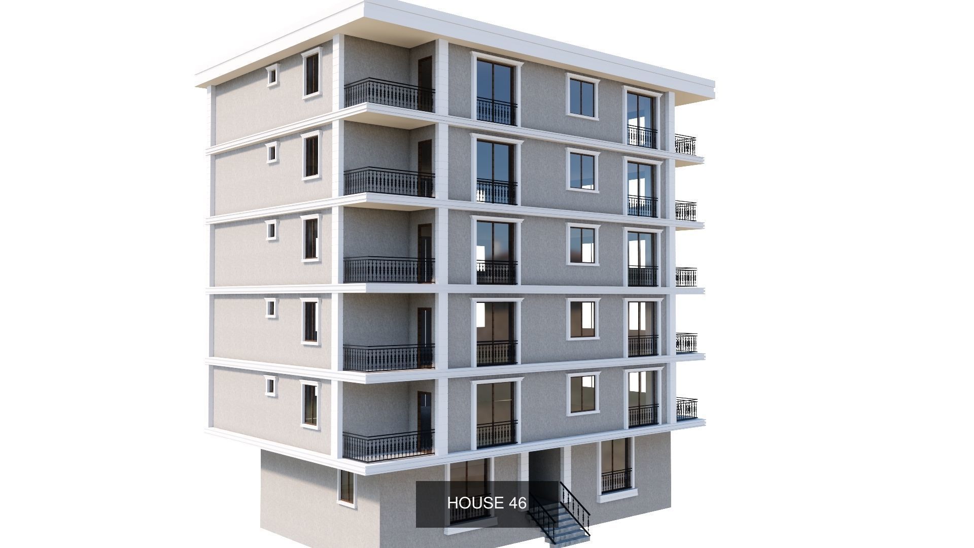 ISTANBUL HOUSES- 149 HOUSES 3D Model Collection_97