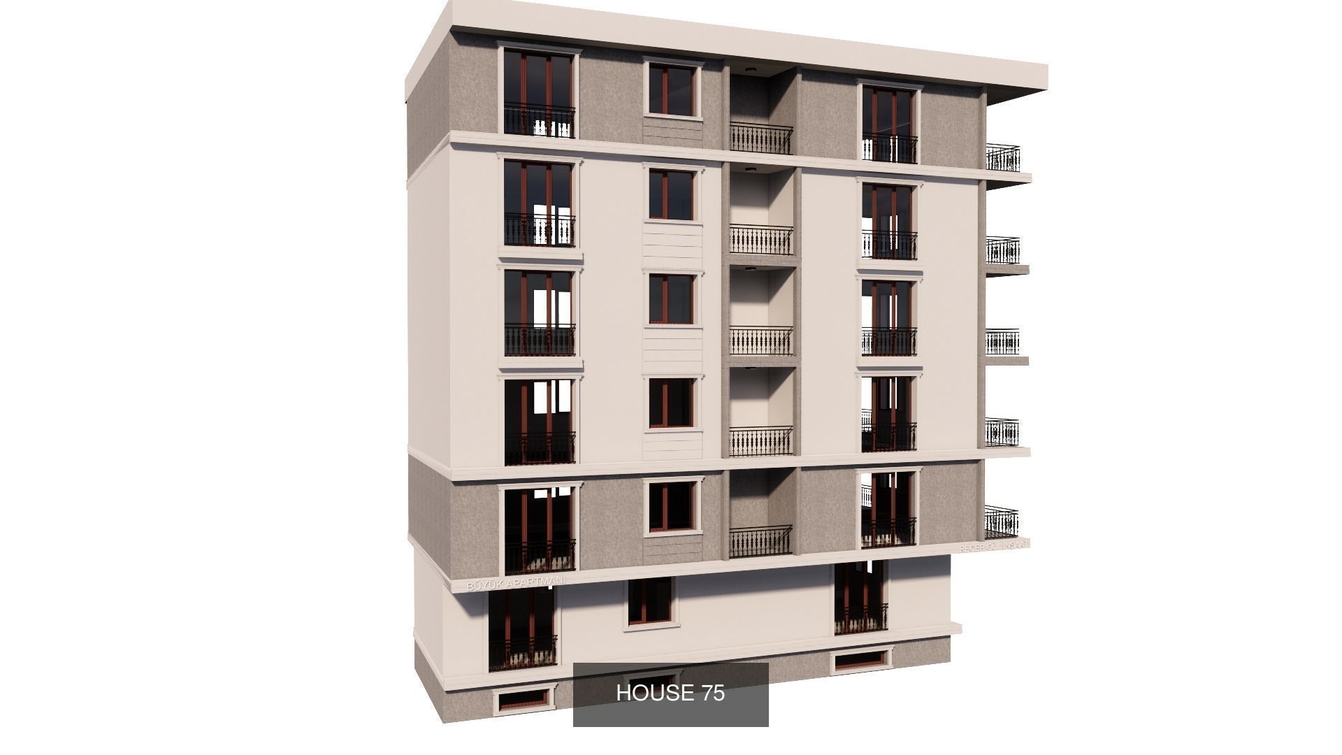 ISTANBUL HOUSES- 149 HOUSES 3D Model Collection_126