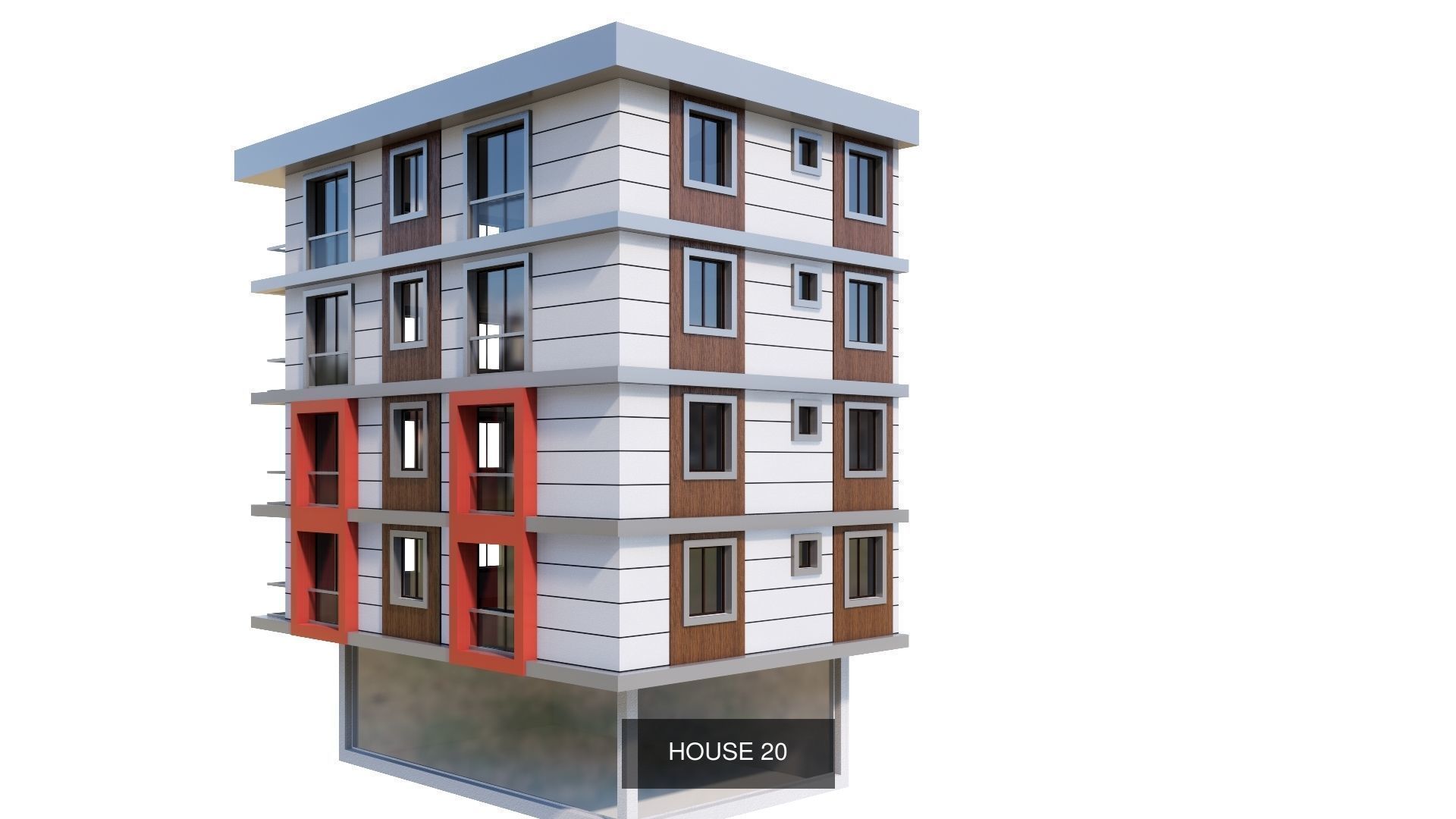 ISTANBUL HOUSES- 149 HOUSES 3D Model Collection_71