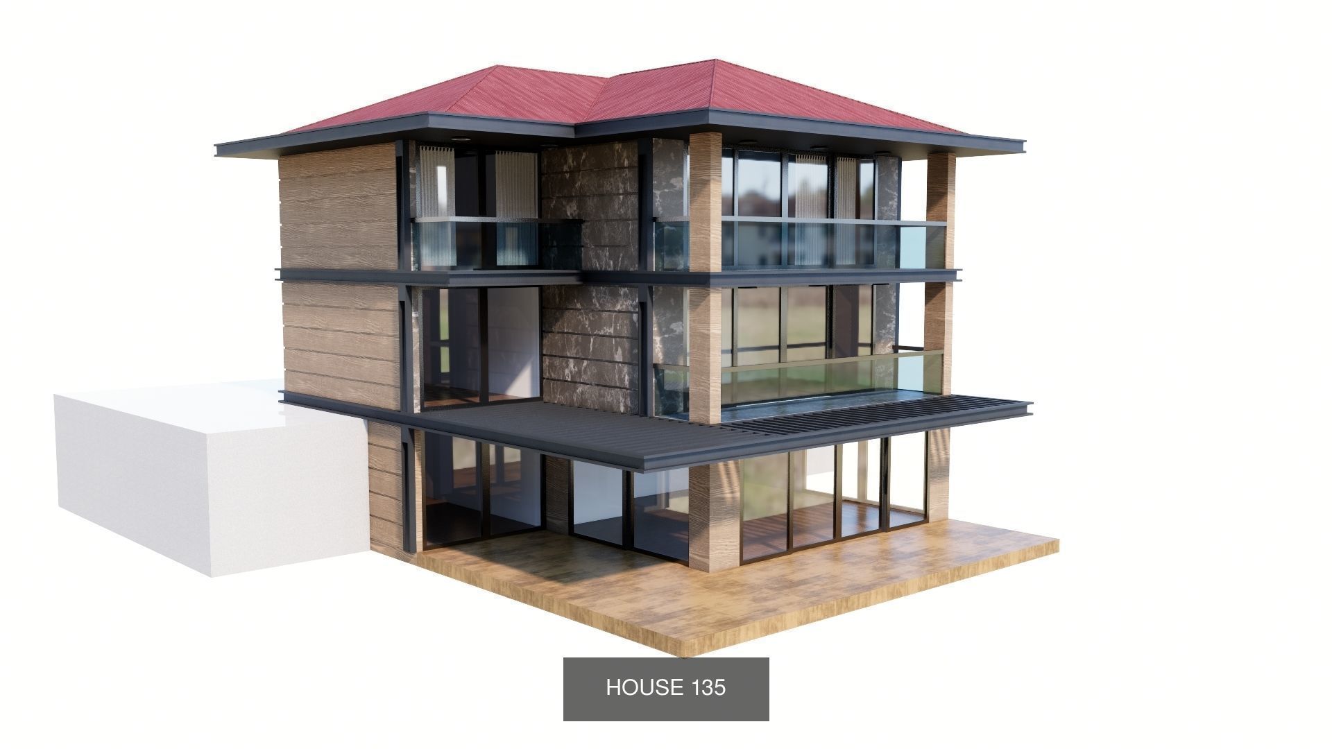 ISTANBUL HOUSES- 149 HOUSES 3D Model Collection_179