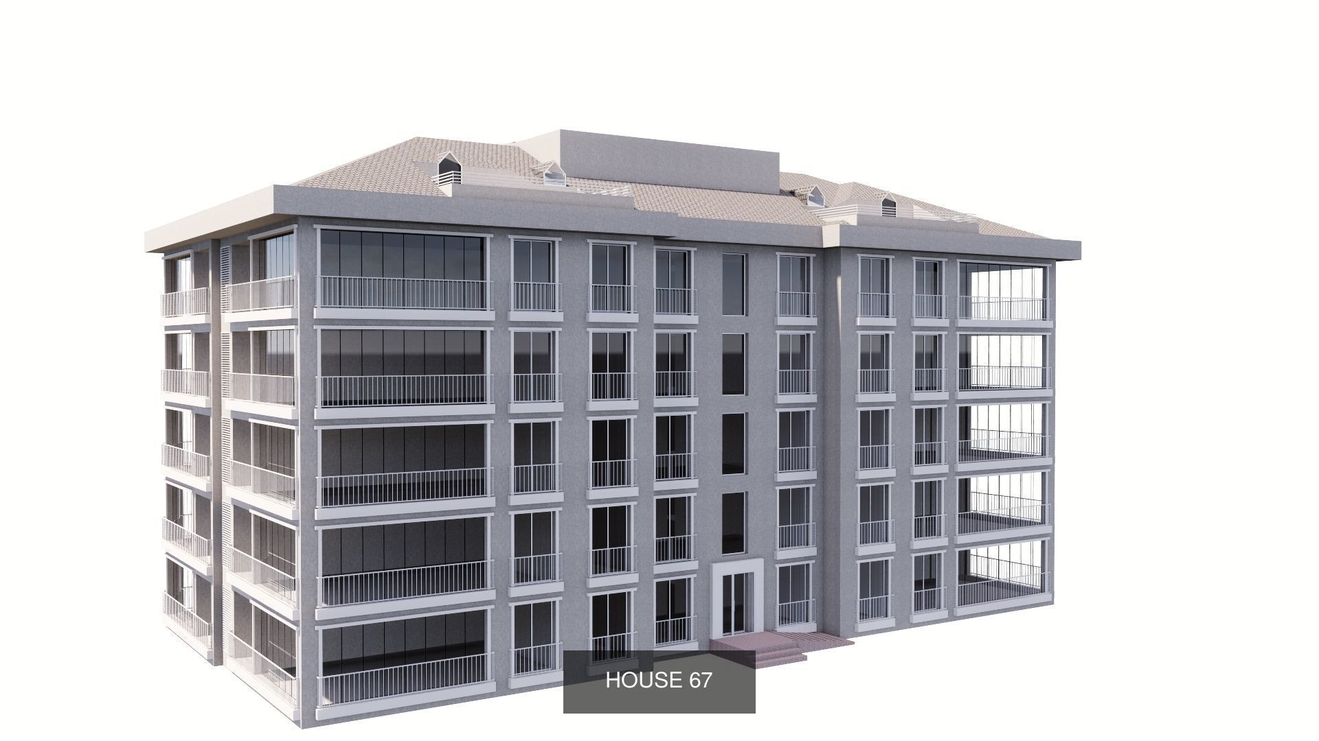 ISTANBUL HOUSES- 149 HOUSES 3D Model Collection_118